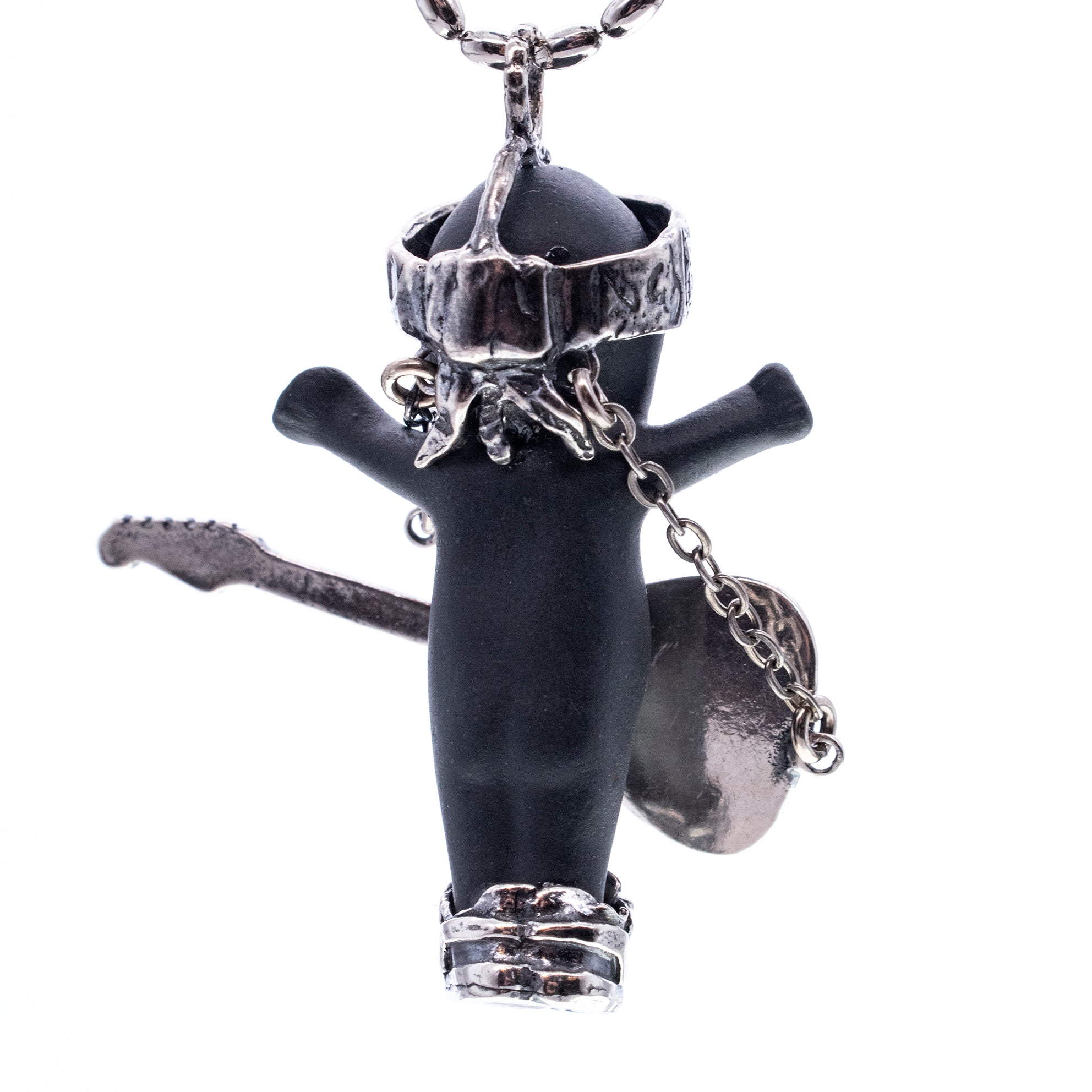Rock-A-Bye Baby Black And Silver Necklace – Sterling Silver – Gem Kingdom
