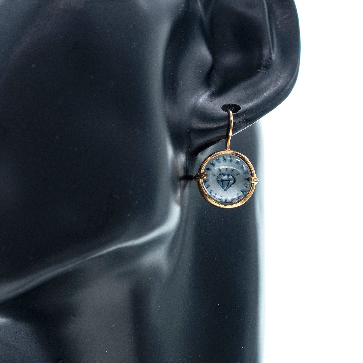Blue Earrings – Gold Plated – Gem Kingdom