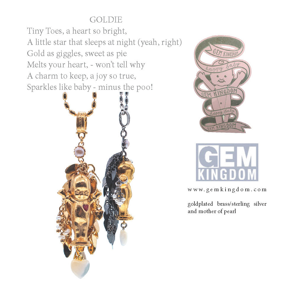 Goldie Necklace – Gold Plated – Gem Kingdom