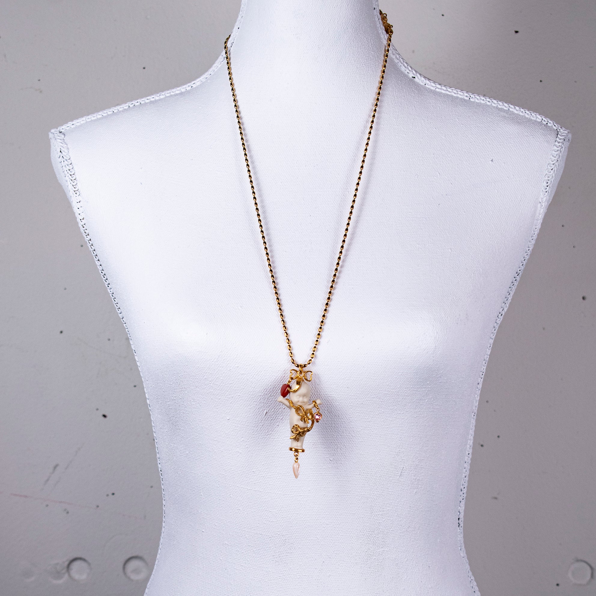 "It's A Girl!" Ketting Wit En Goud