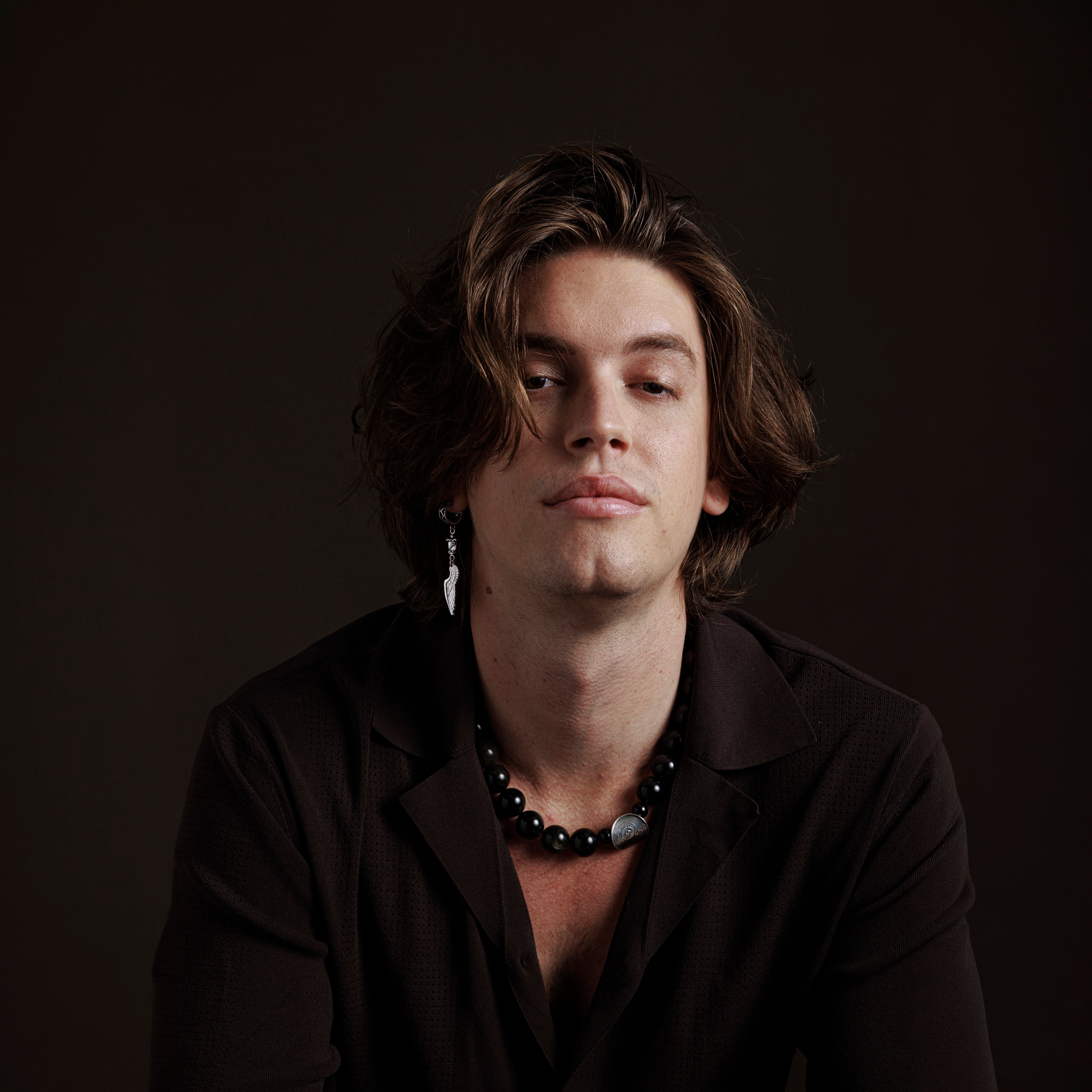 Rebel Rebel Golden Obsidiaan kralenKetting