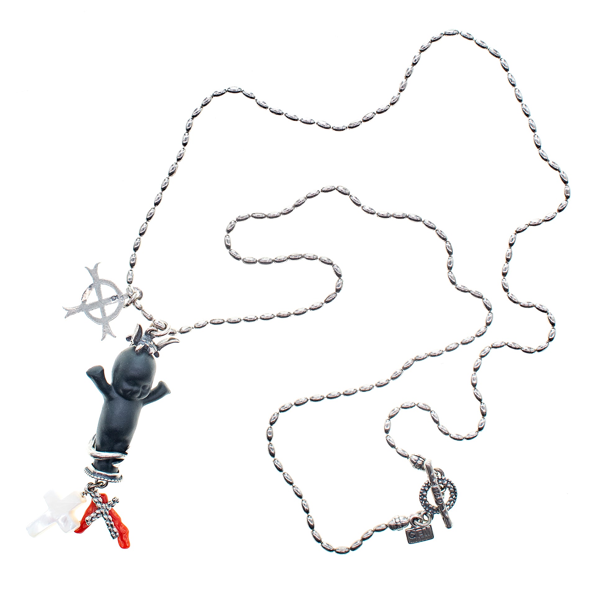"Jezabella" Necklace Black And Silver