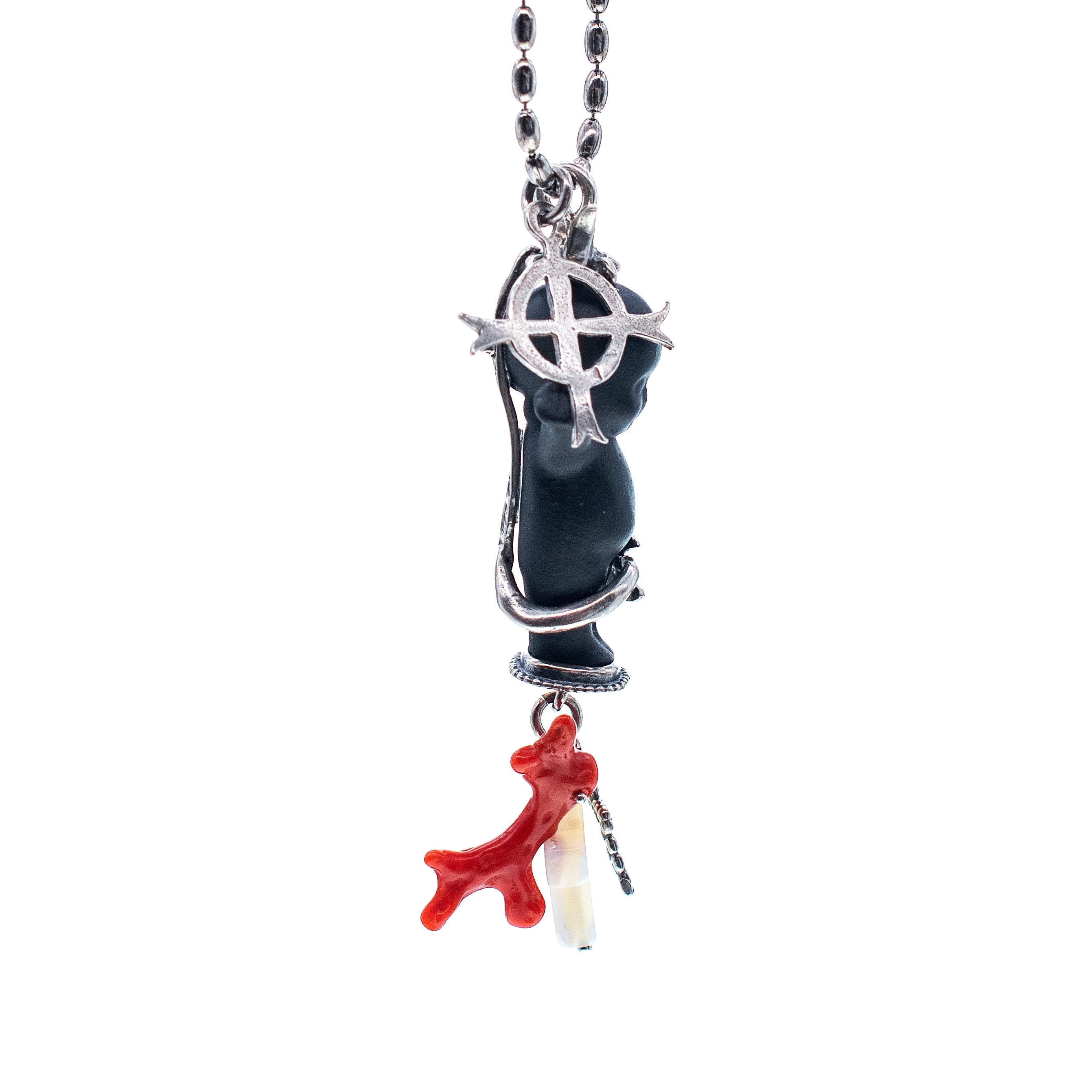 Jezabella Black And Silver Necklace – Sterling Silver – Gem Kingdom