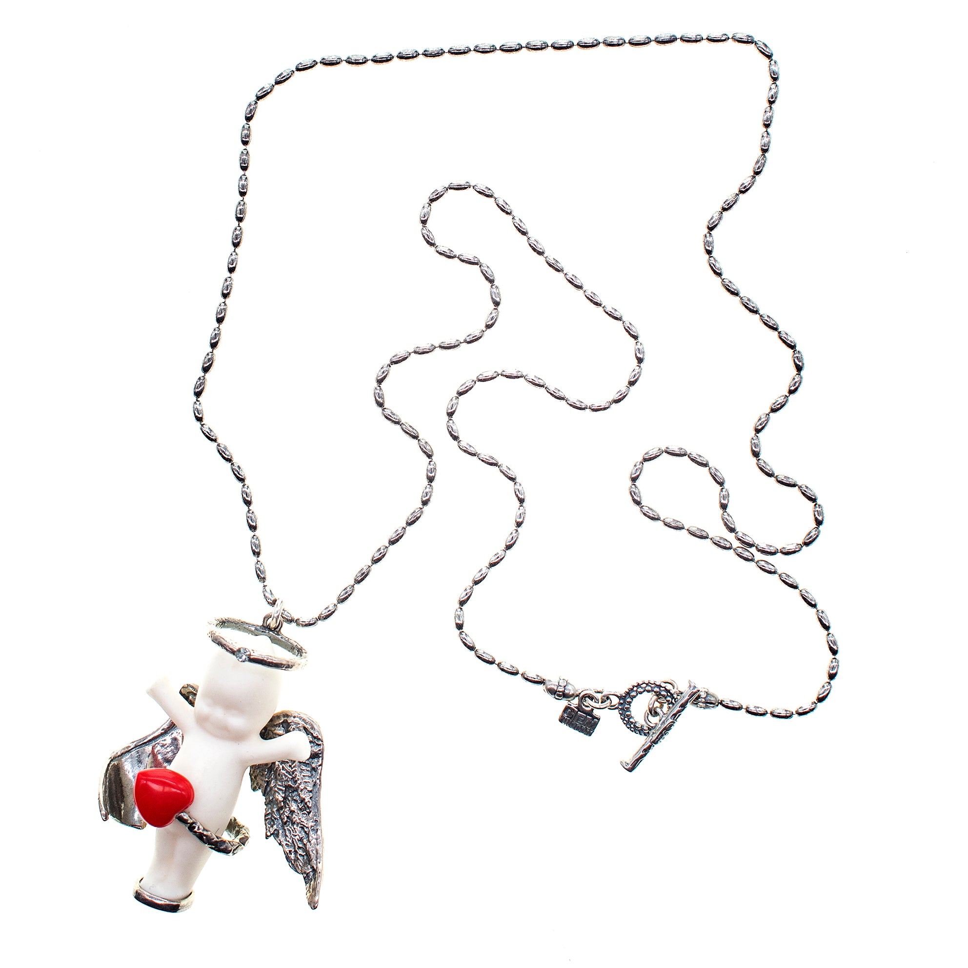 "Lucy In The Sky" Ketting Wit En Zilver