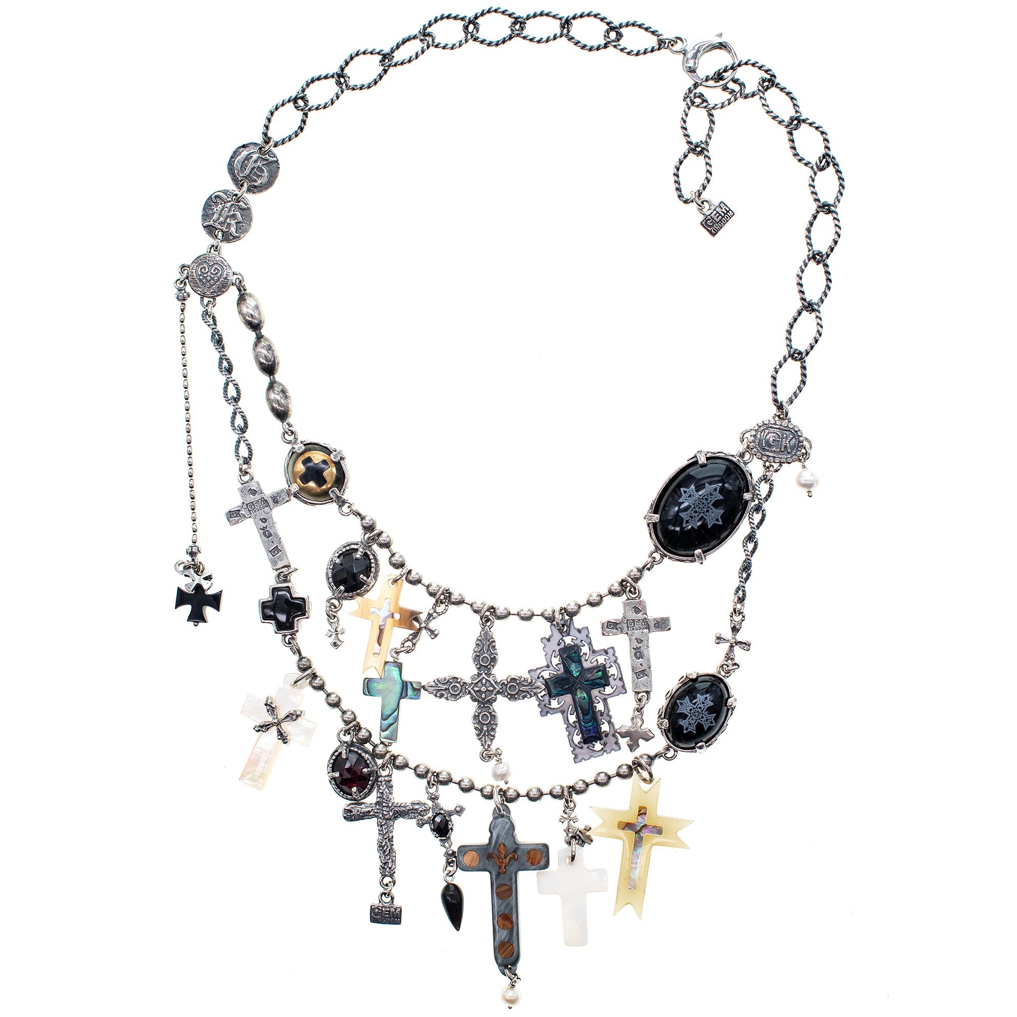 Sacred Relics Necklace – Sterling Silver – Gem Kingdom