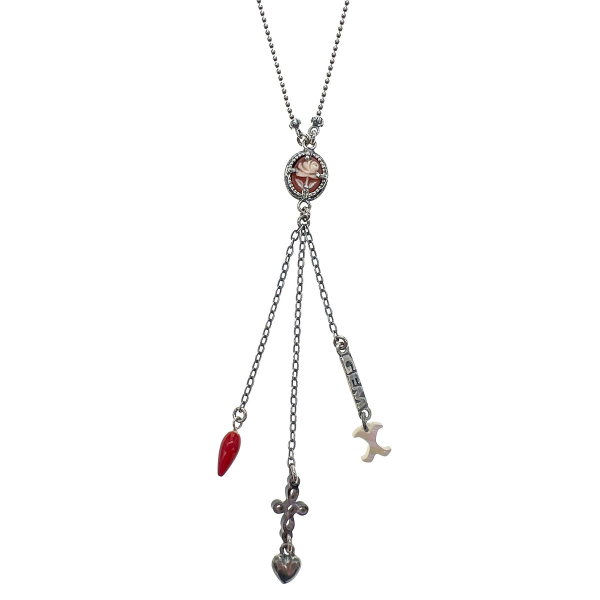 Camee Bedelketting – Sterling Zilver – Gem Kingdom