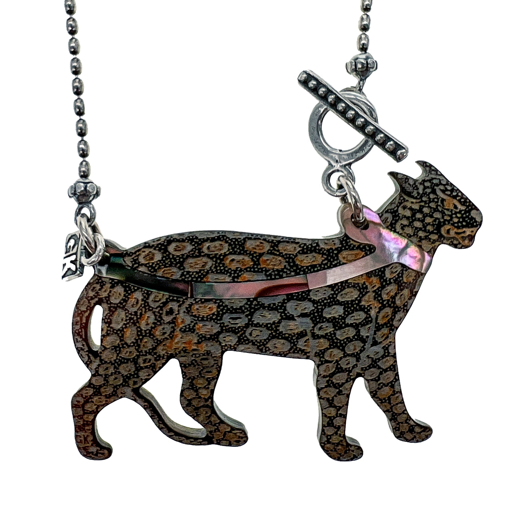 Leopard Necklace – Sterling Silver – Gem Kingdom