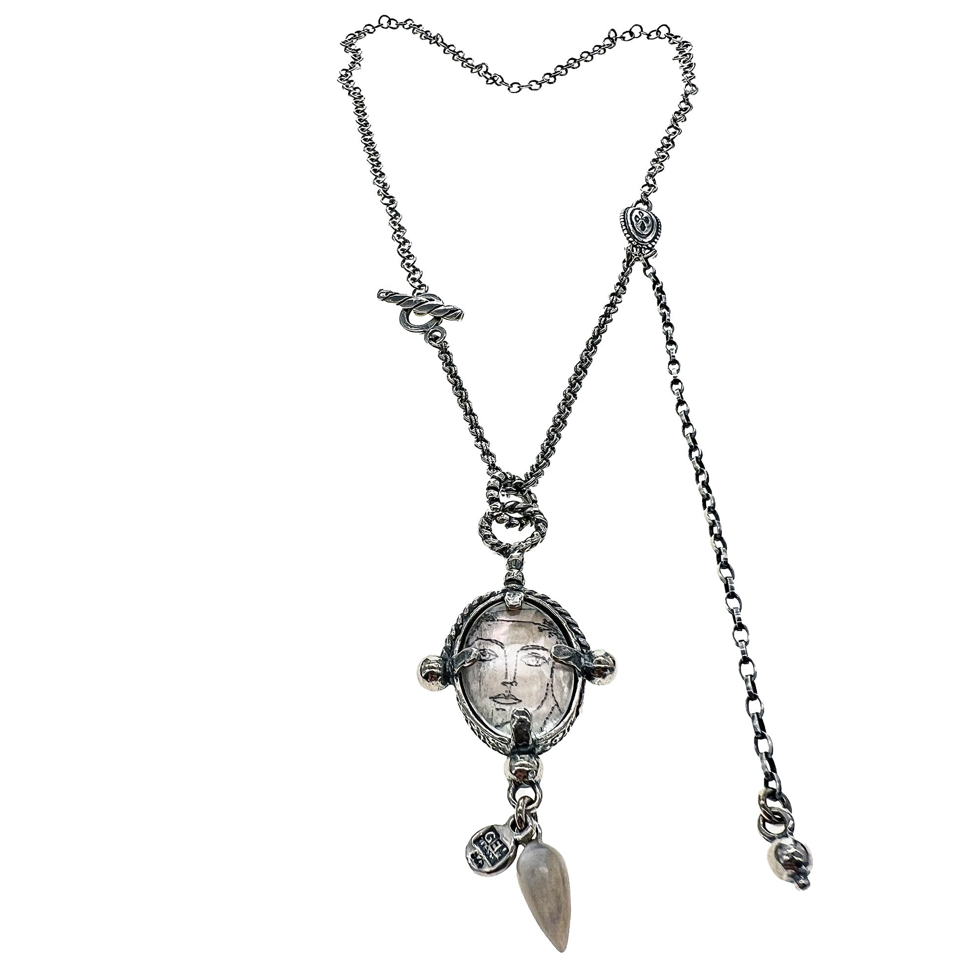 Picasso Necklace – Sterling Silver – Gem Kingdom