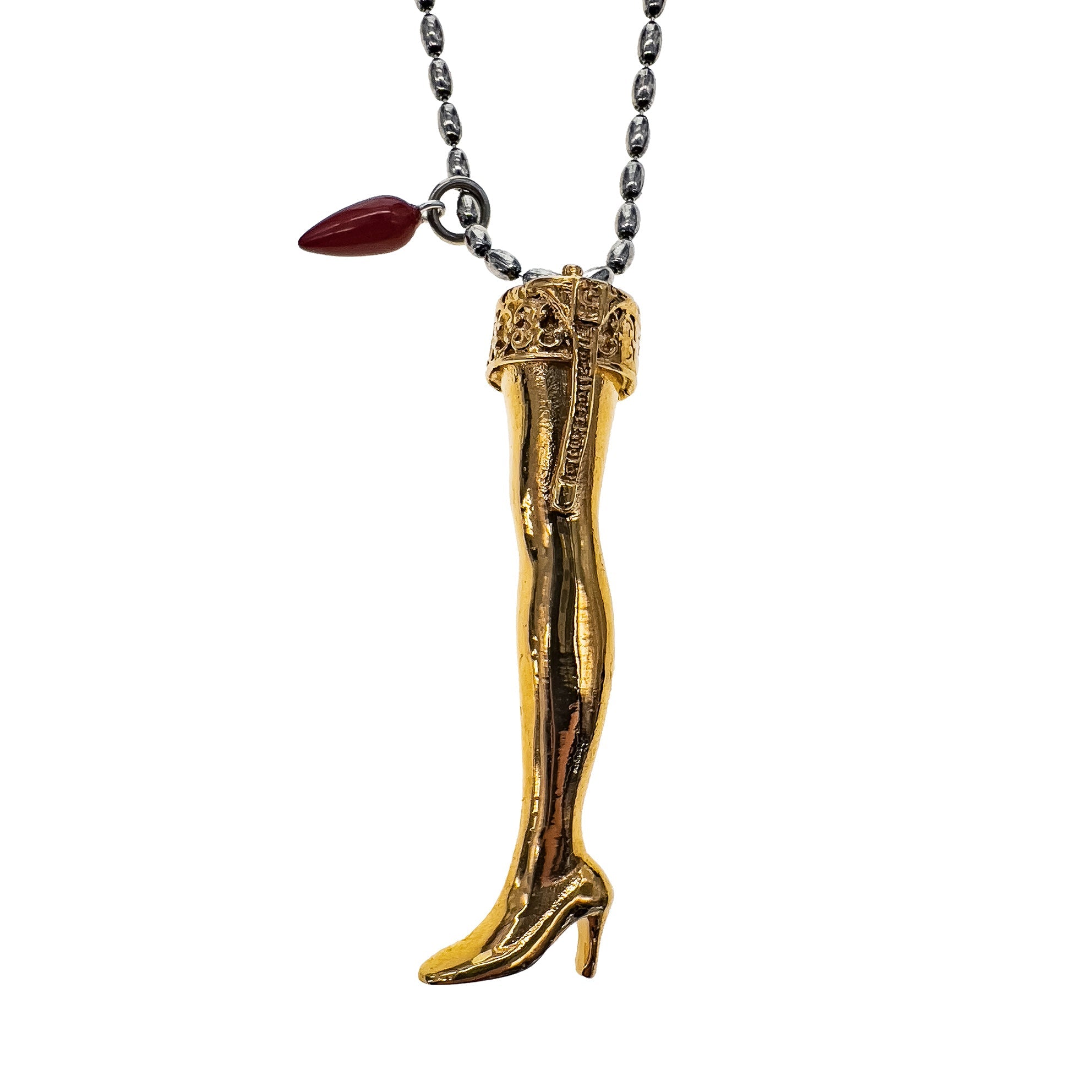 Leg Necklace – Sterling Silver – Gem Kingdom
