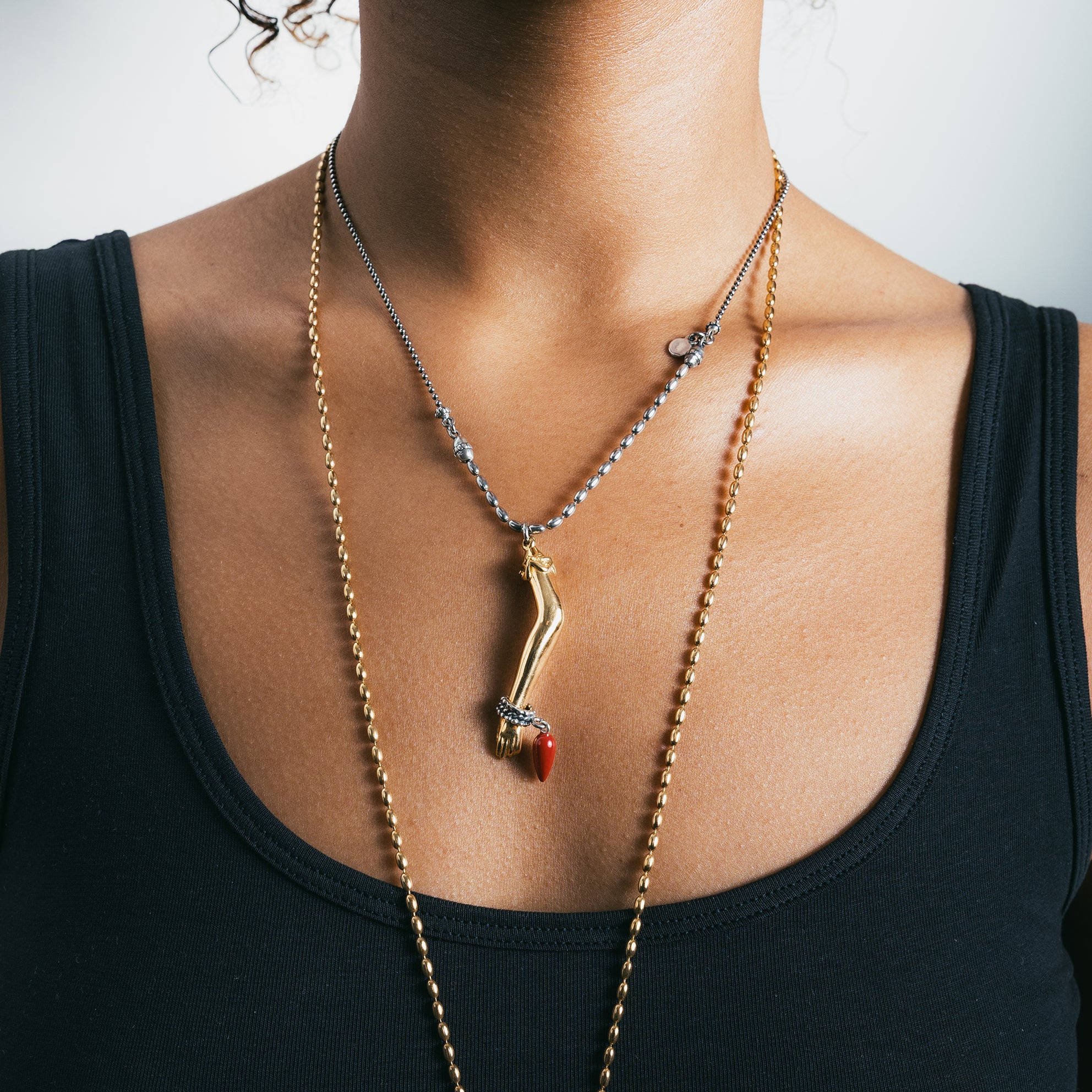 Ketting Met Gouden Arm