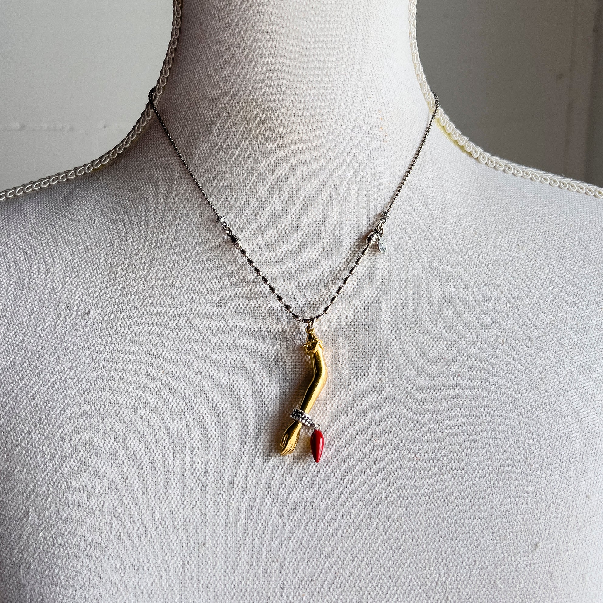 Arm Necklace – Sterling Silver – Gem Kingdom