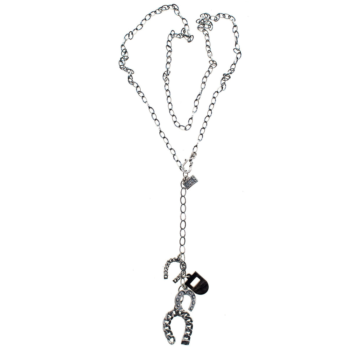Rebel Rebel Hoefijzer Ketting – Sterling Zilver – Gem Kingdom