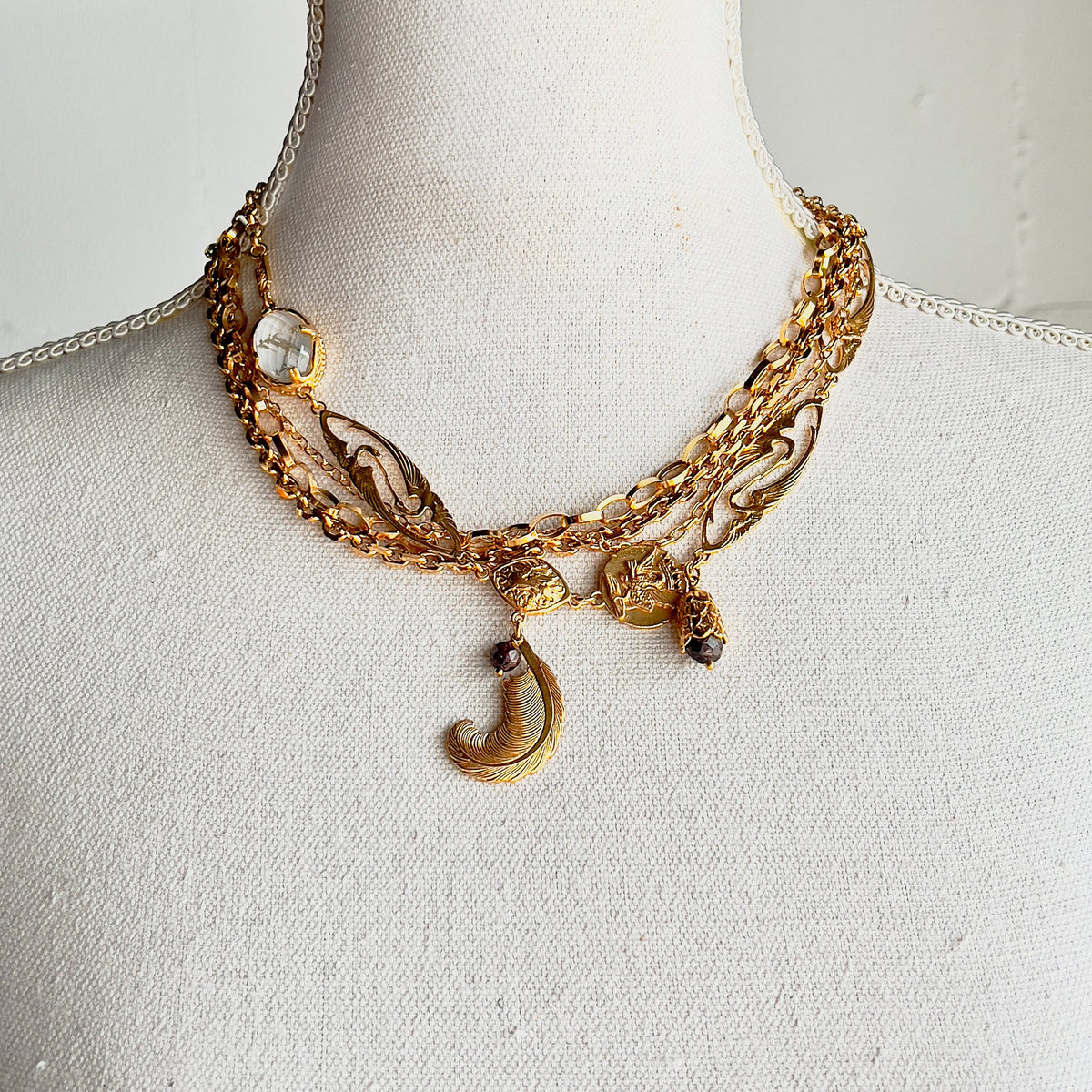 Multi Bedelketting – 18K Verguld – Gem Kingdom