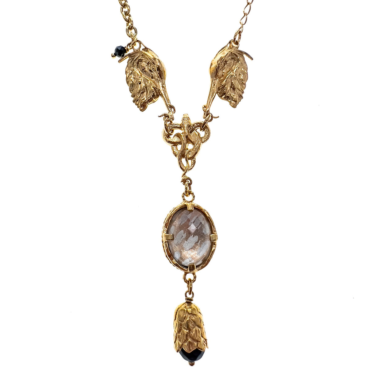 Reiger Ketting Peach – 18K Verguld – Gem Kingdom