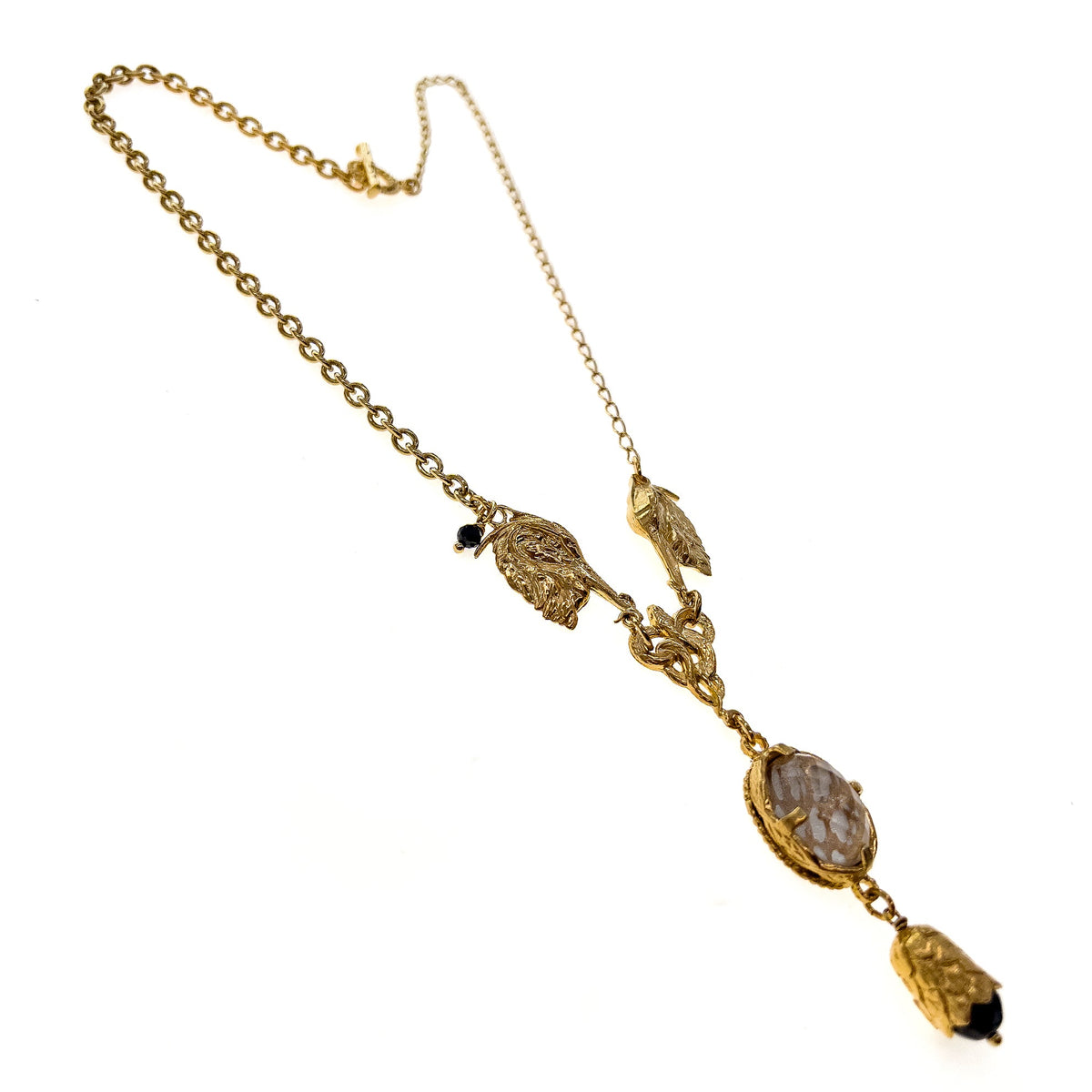 Reiger Ketting Peach – 18K Verguld – Gem Kingdom