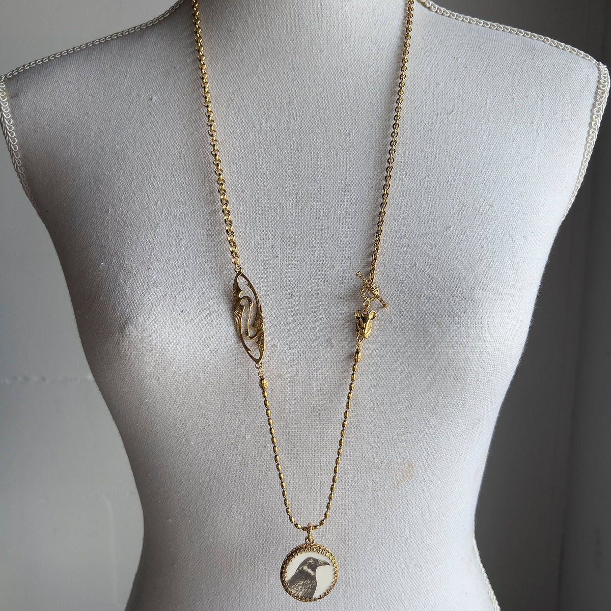Kraai Ketting – 18K Verguld – Gem Kingdom