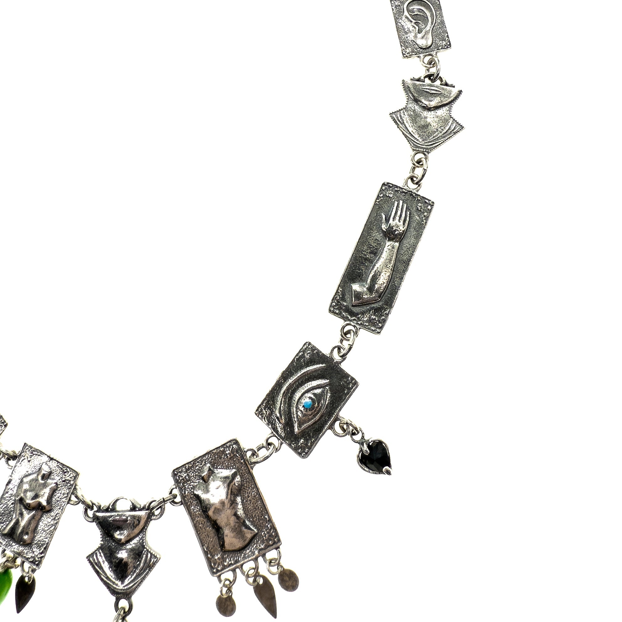 Ex Voto Collar Necklace – Sterling Silver – Gem Kingdom