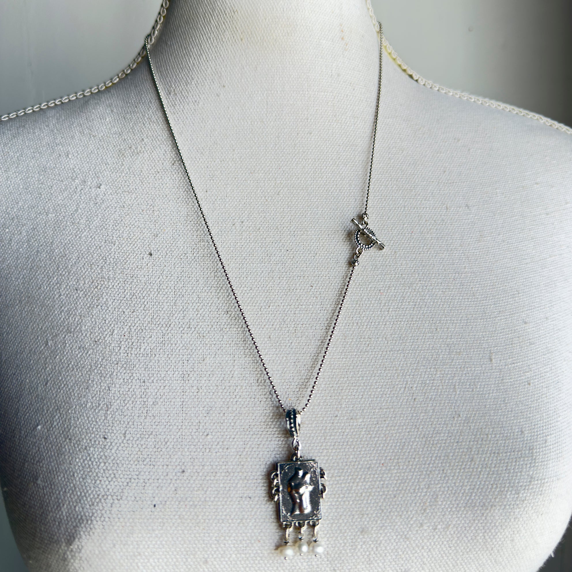 Ex Voto Torso Necklace – Sterling Silver – Gem Kingdom