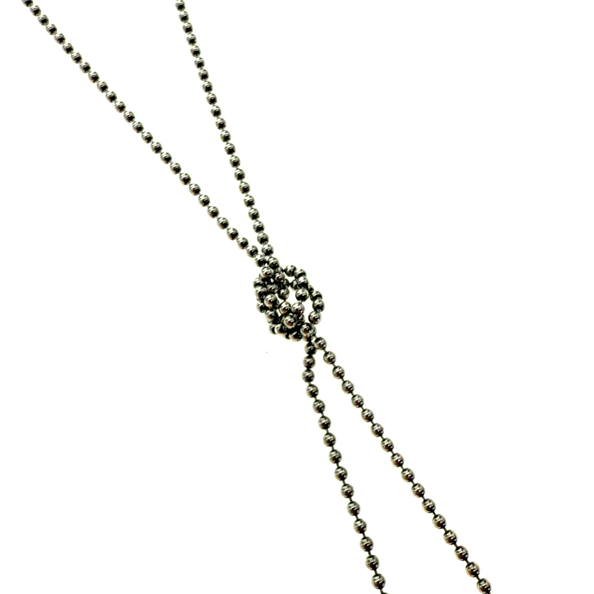 Ex Voto Lariat Necklace – Sterling Silver – Gem Kingdom