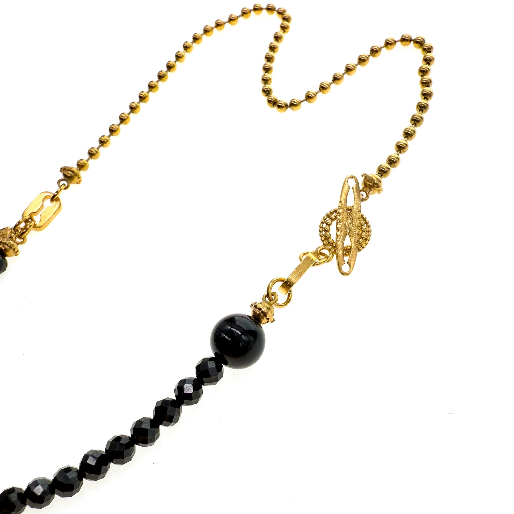 Zwarte Spinel Ketting