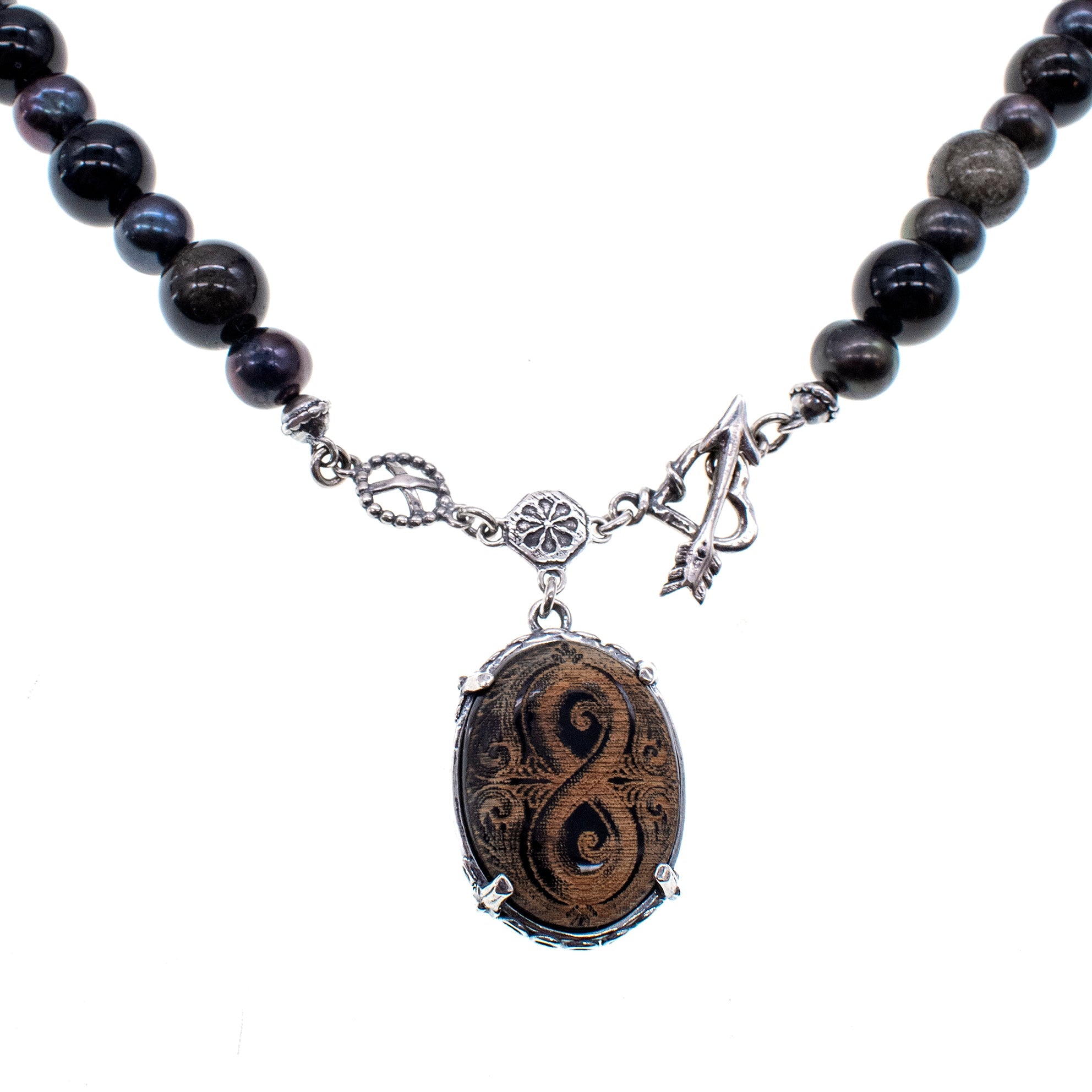 Eternal Midnight Necklace – Sterling Silver – Gem Kingdom