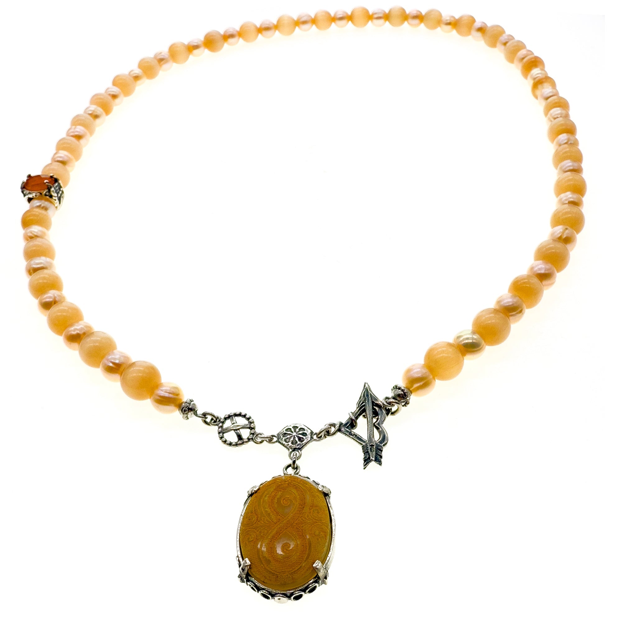 Golden Hour Necklace – Sterling Silver – Gem Kingdom