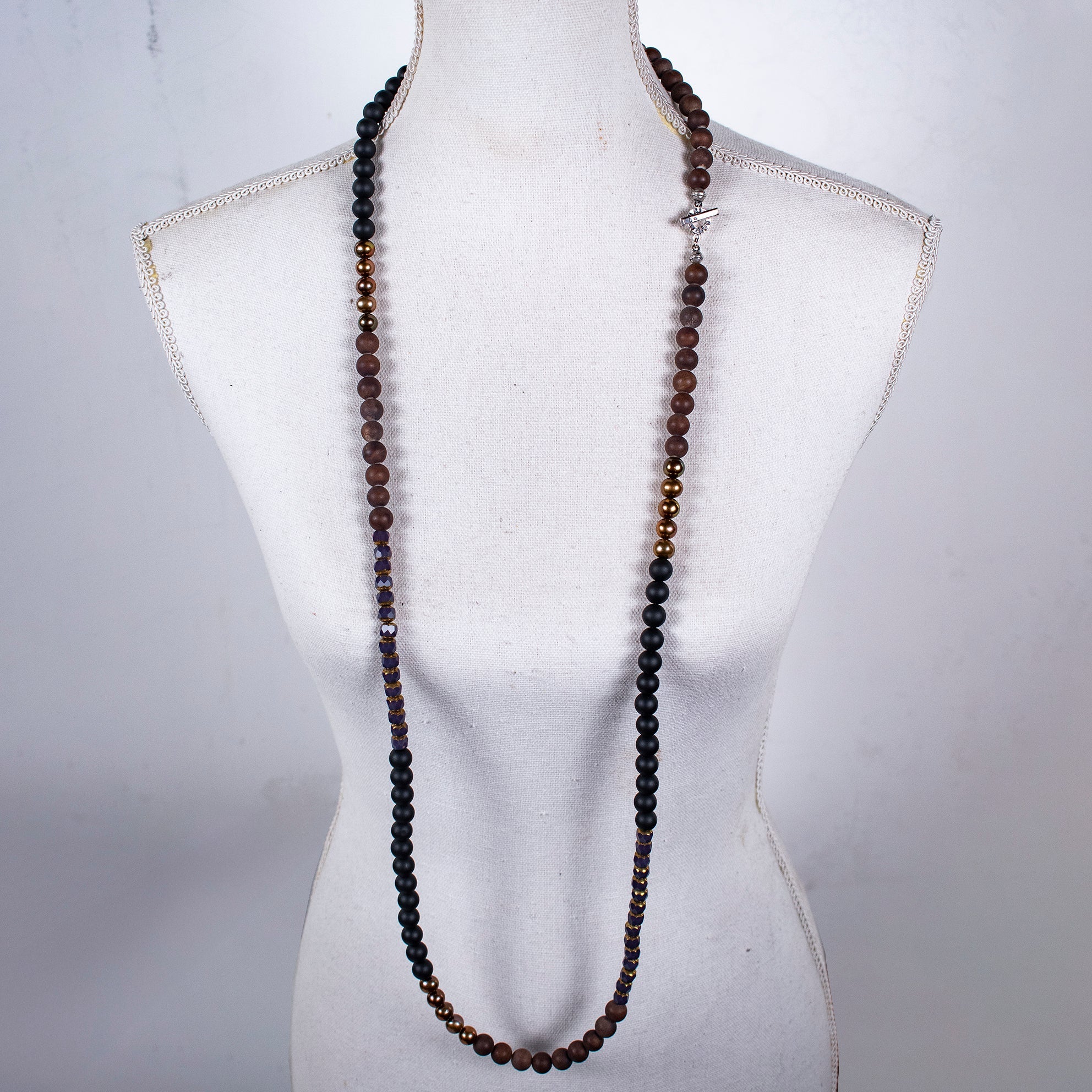 Mashan Jade & Onyx KralenKetting