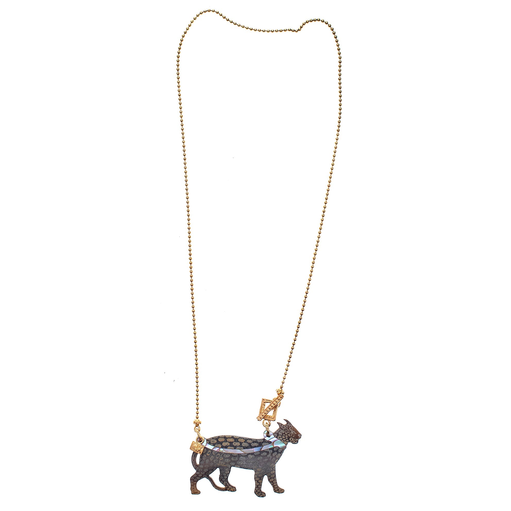 Gold Panther Necklace – Gold Plated – Gem Kingdom