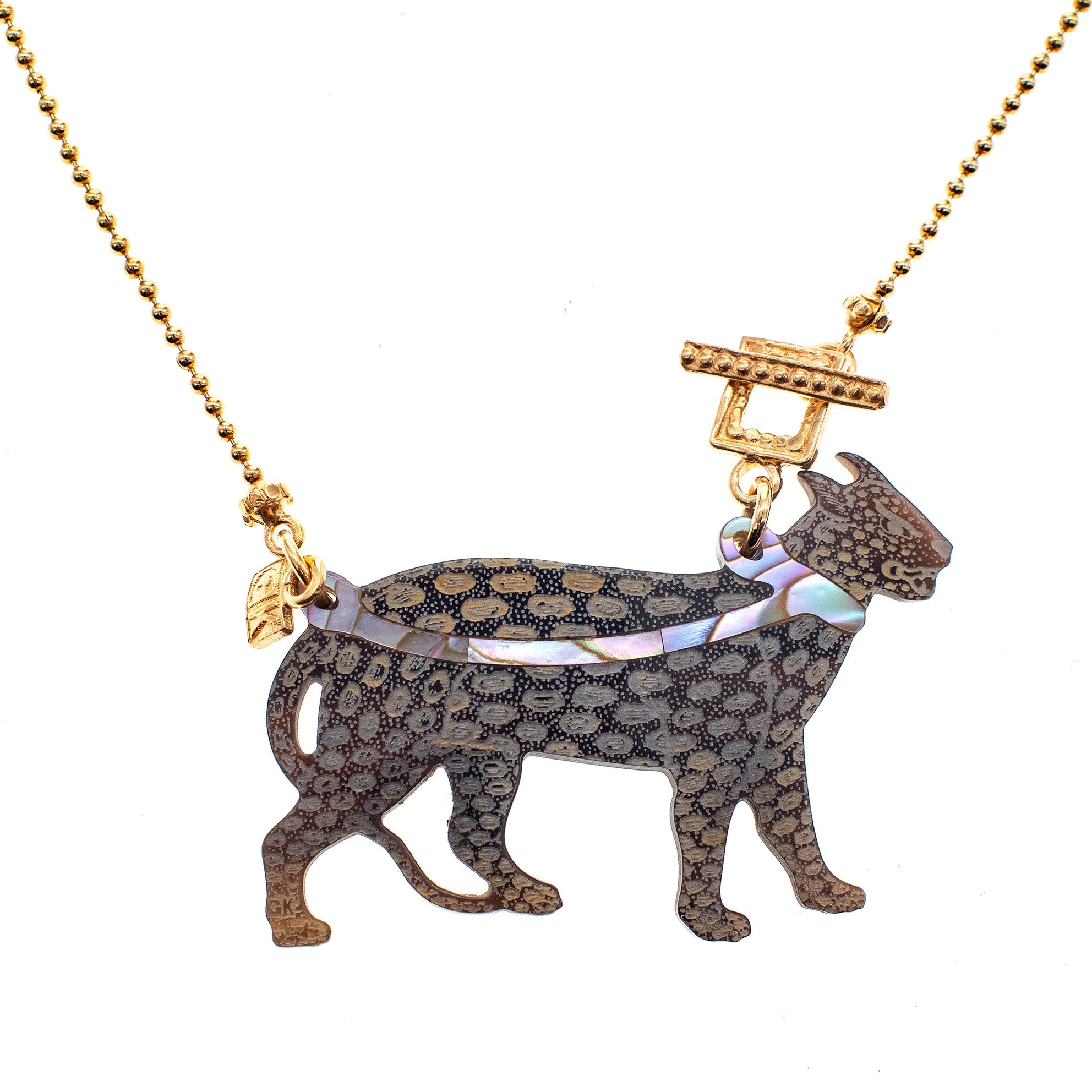 Gold Panther Necklace – Gold Plated – Gem Kingdom