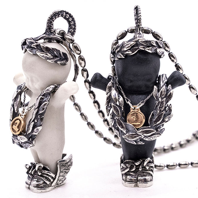 Olympia Black And Silver Necklace – Sterling Silver – Gem Kingdom