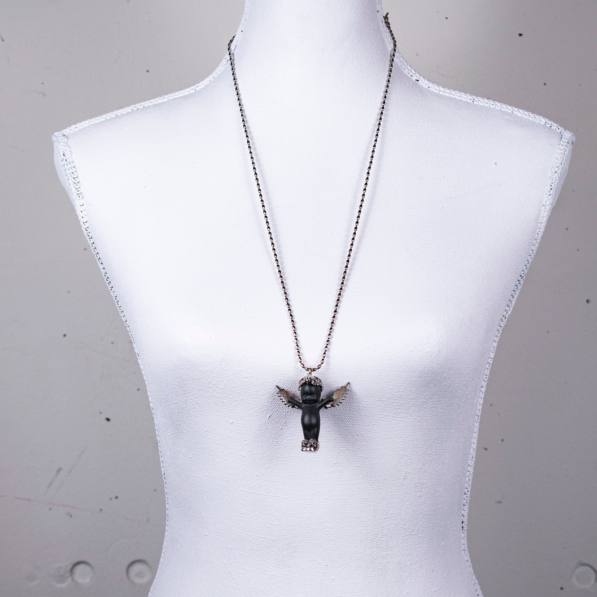 "Phoenix" Ketting Zwart En Zilver