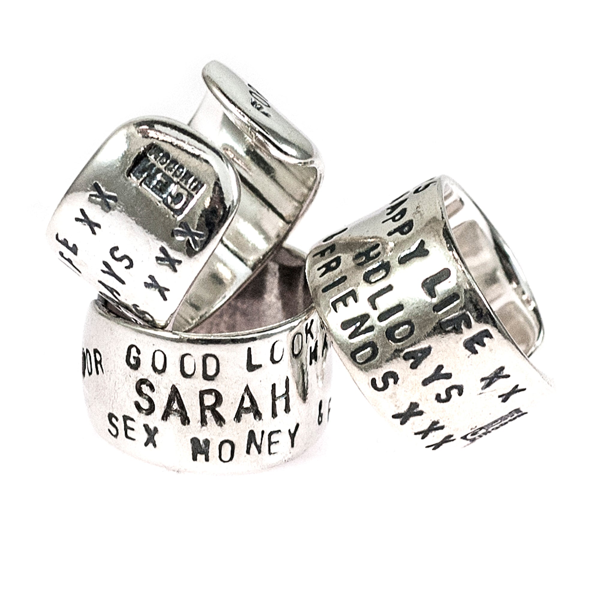 Sterling Silver Good Luck Ring – Sterling Silver – Gem Kingdom