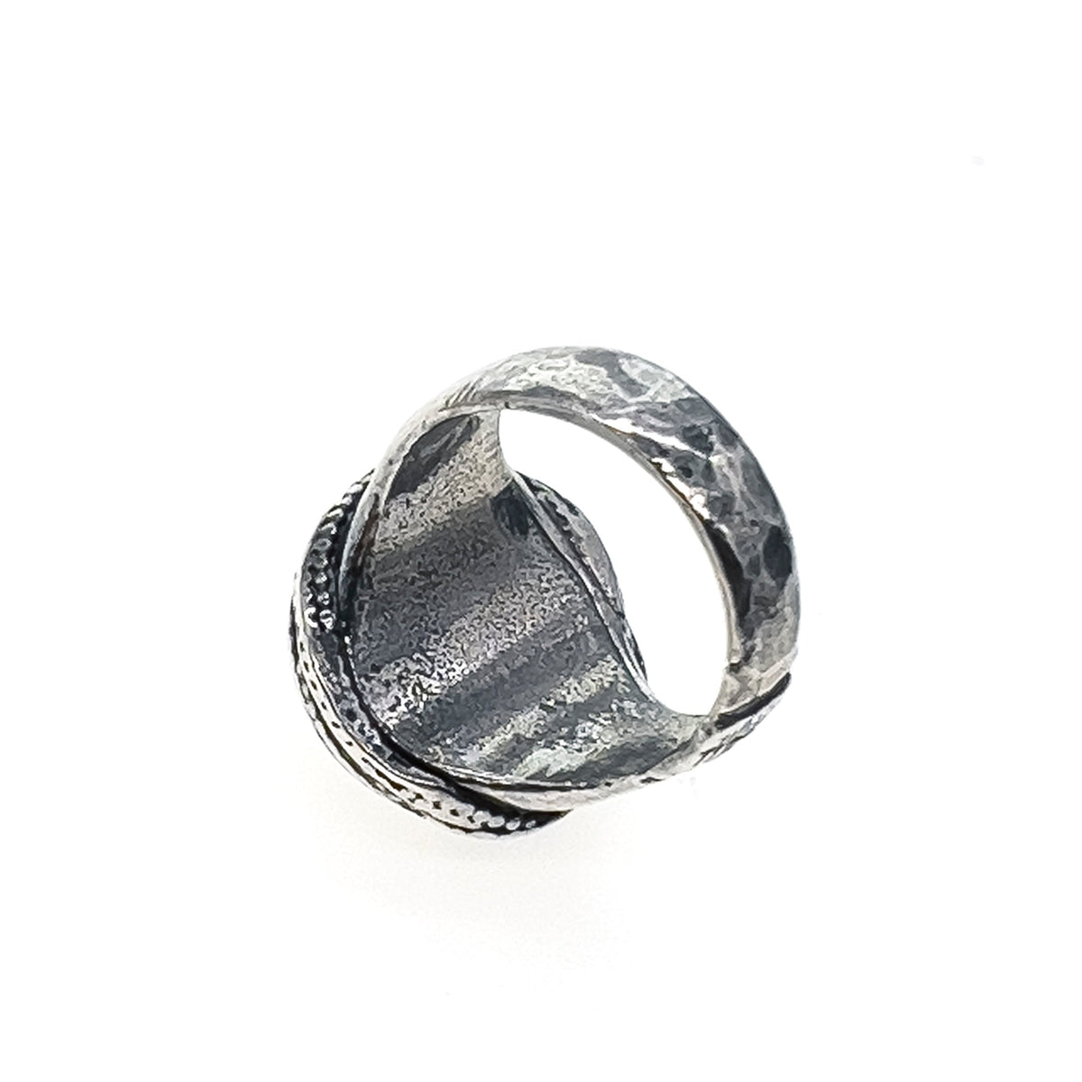 Black Maltese Cross Ring – Sterling Silver – Gem Kingdom