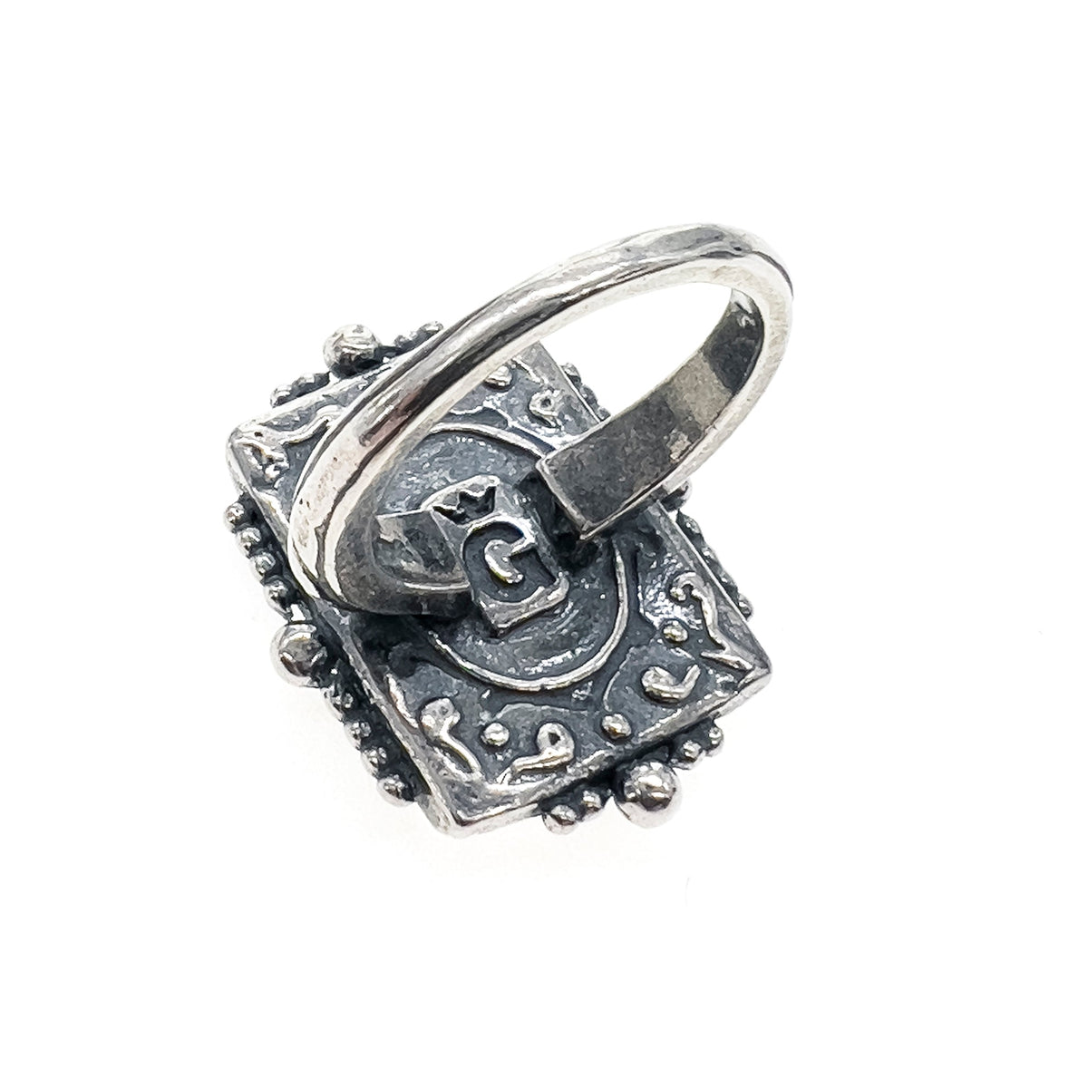 Love Letter Ring Wit – Sterling Zilver – Gem Kingdom