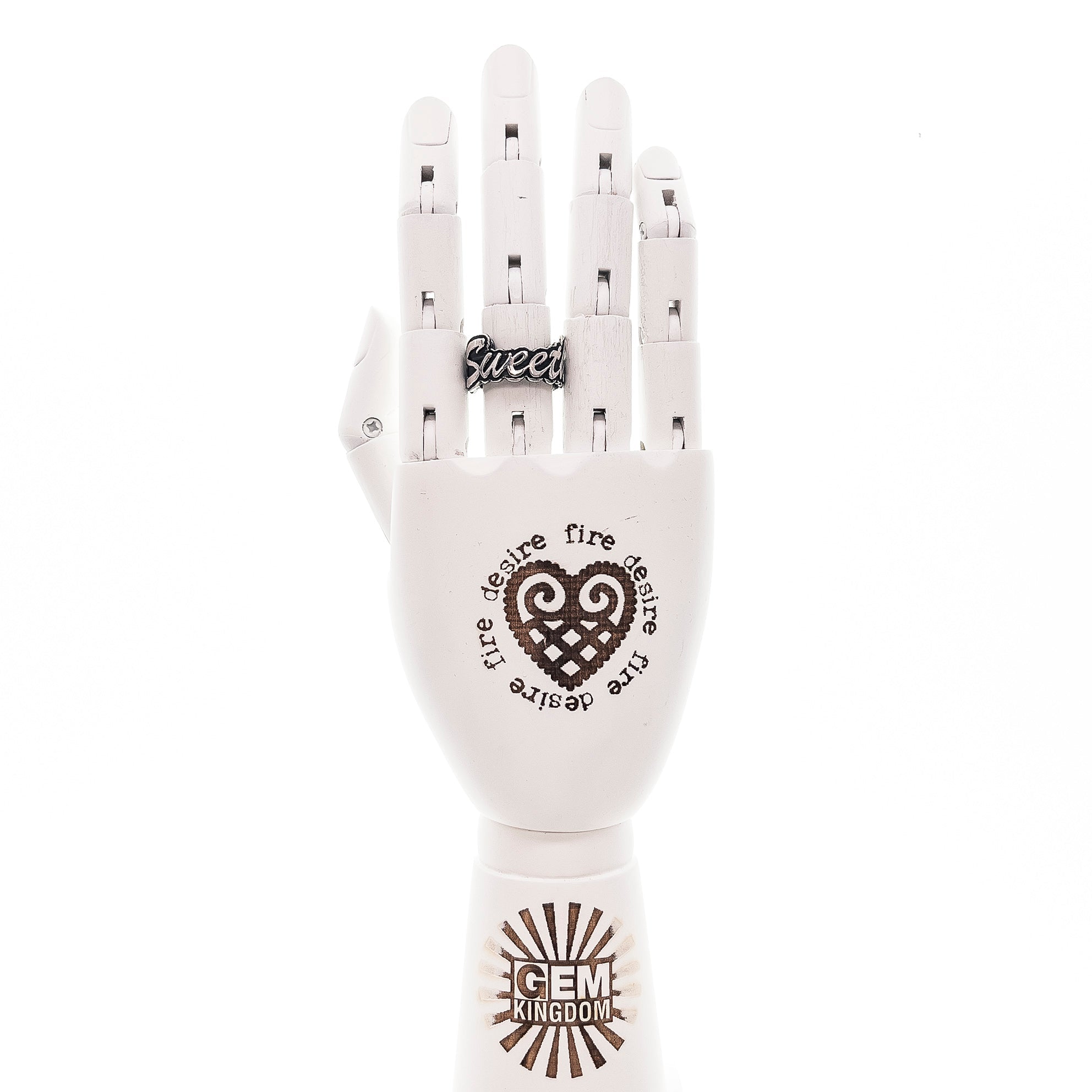 Sweetheart Ring – Sterling Silver – Gem Kingdom