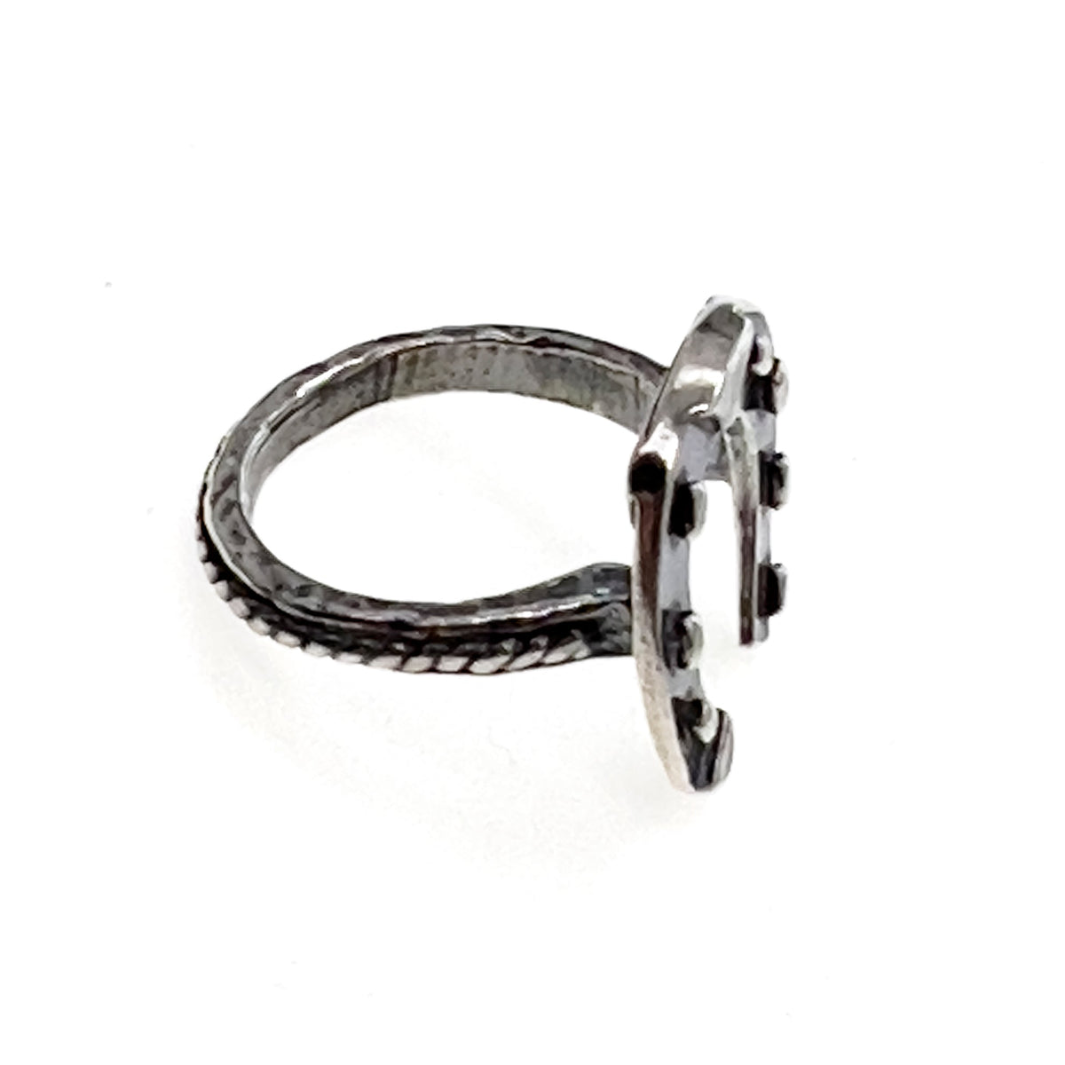 Hoefijzer Ring – Sterling Zilver – Gem Kingdom