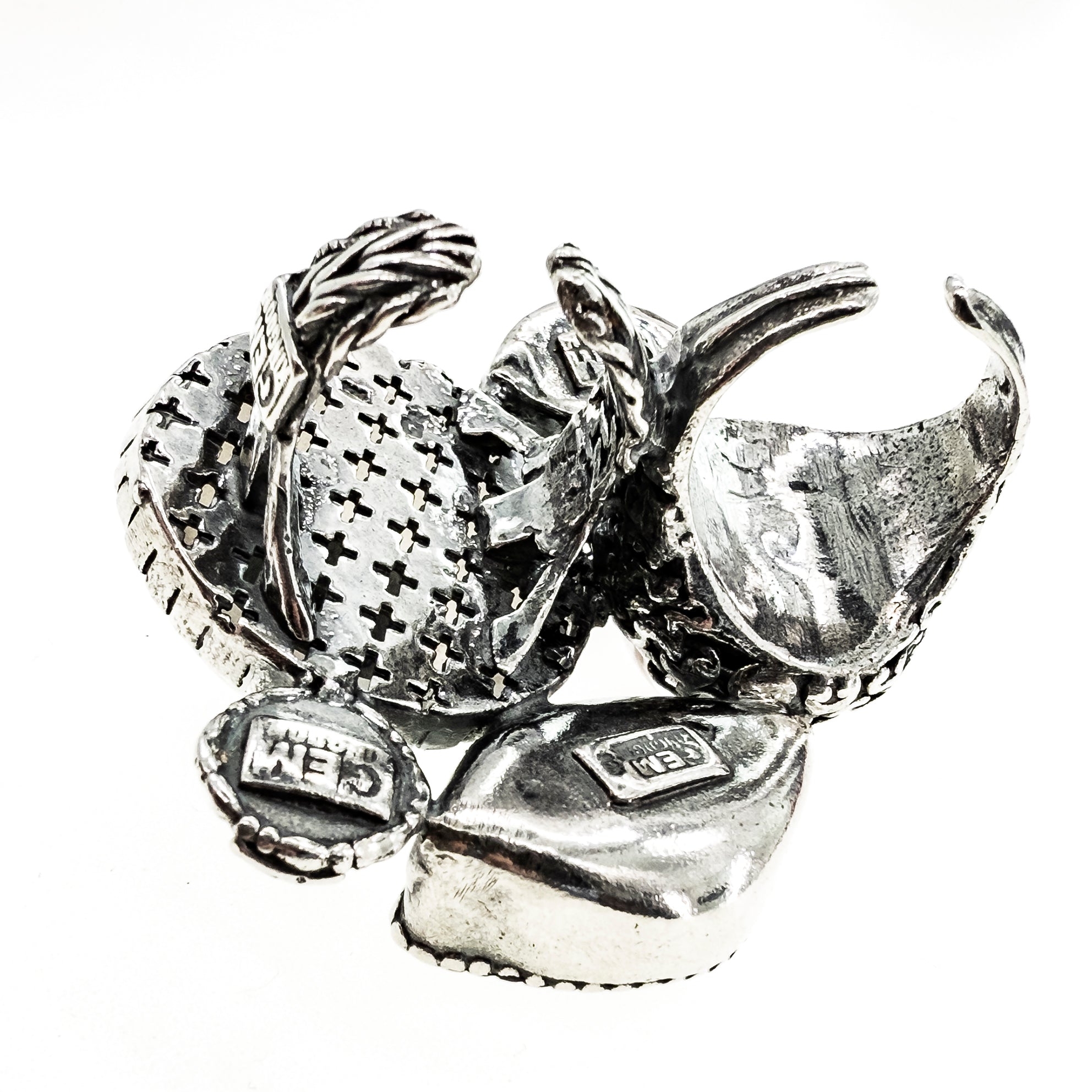 Eye Love You Statement Ring – Sterling Silver – Gem Kingdom