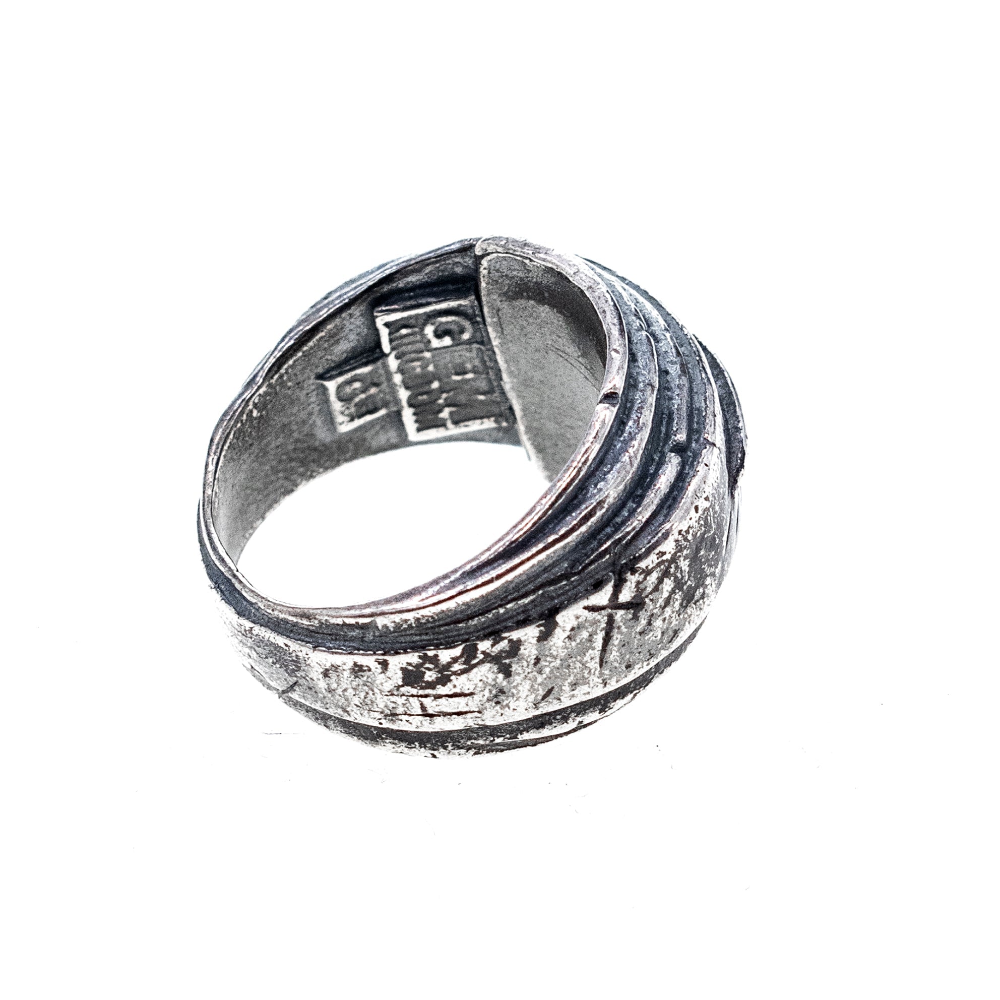 Textured Wrap Ring – Sterling Silver – Gem Kingdom