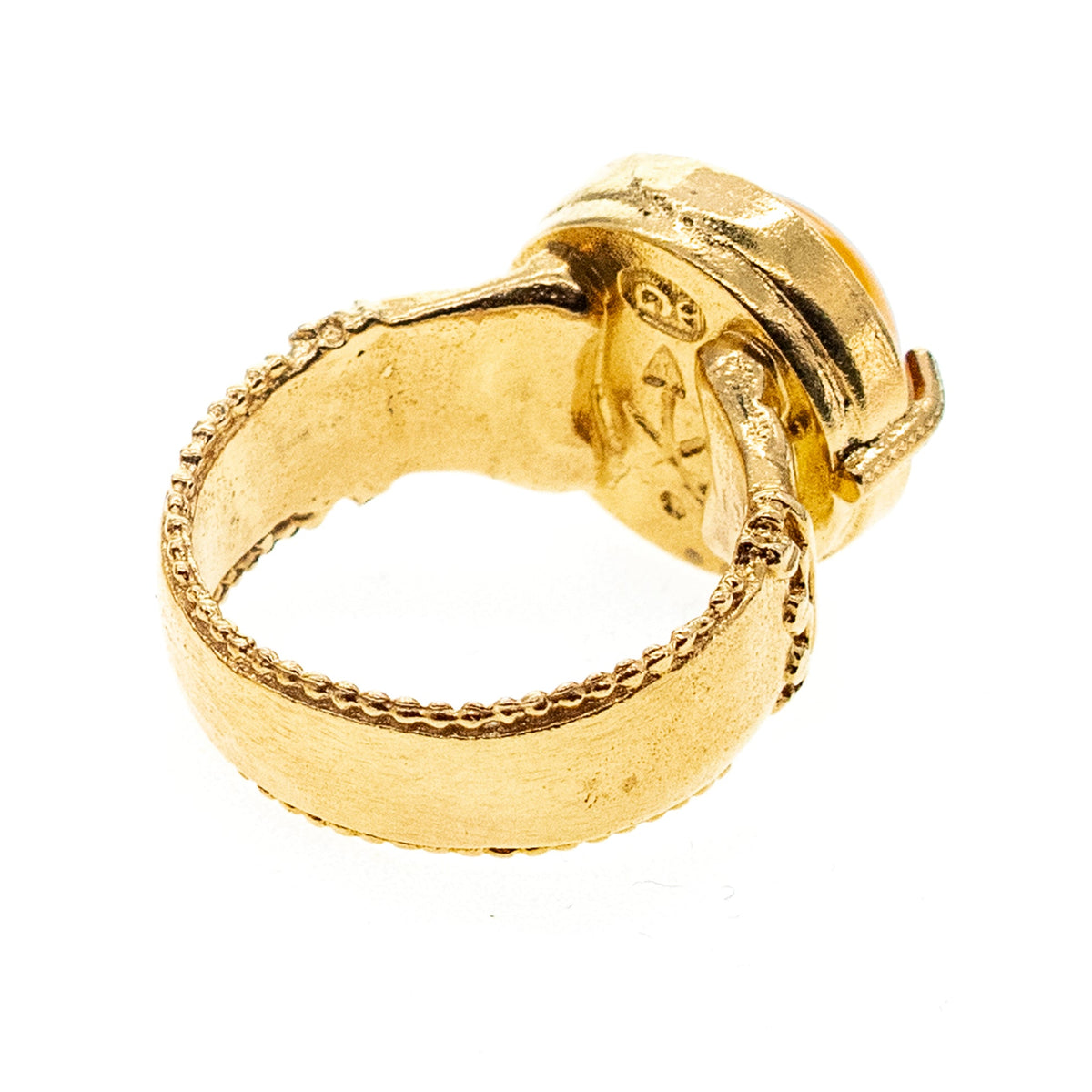 Diamond Ring Smoke – Gold Plated – Gem Kingdom