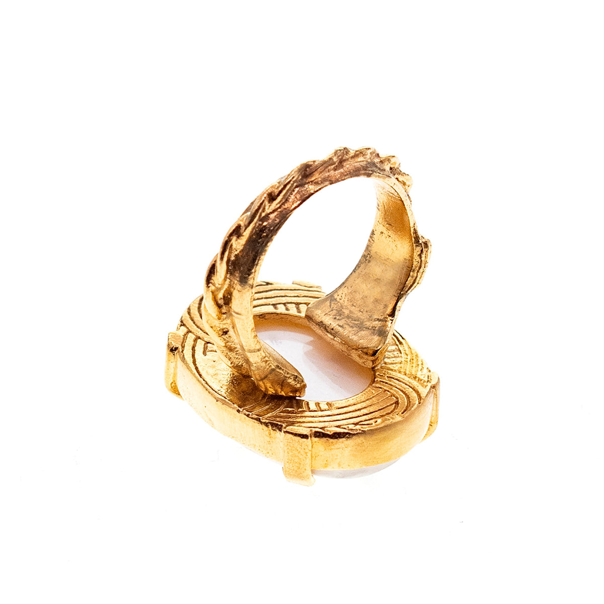 Star Cross Ring – Gold Plated – Gem Kingdom