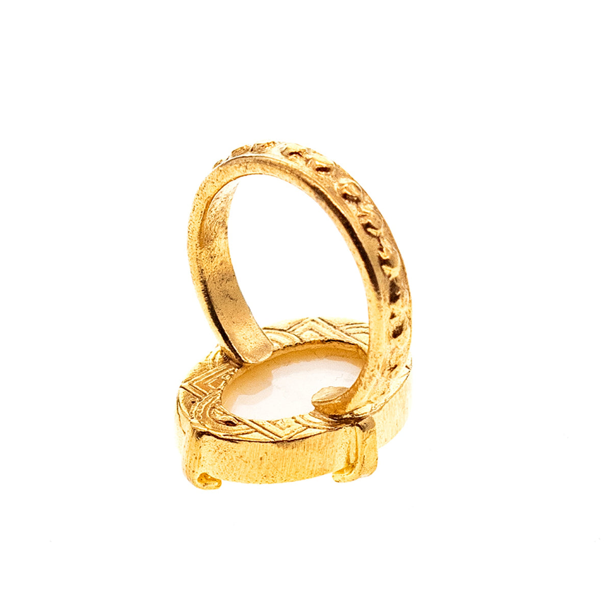 Hamsa Ring – Gold Plated – Gem Kingdom