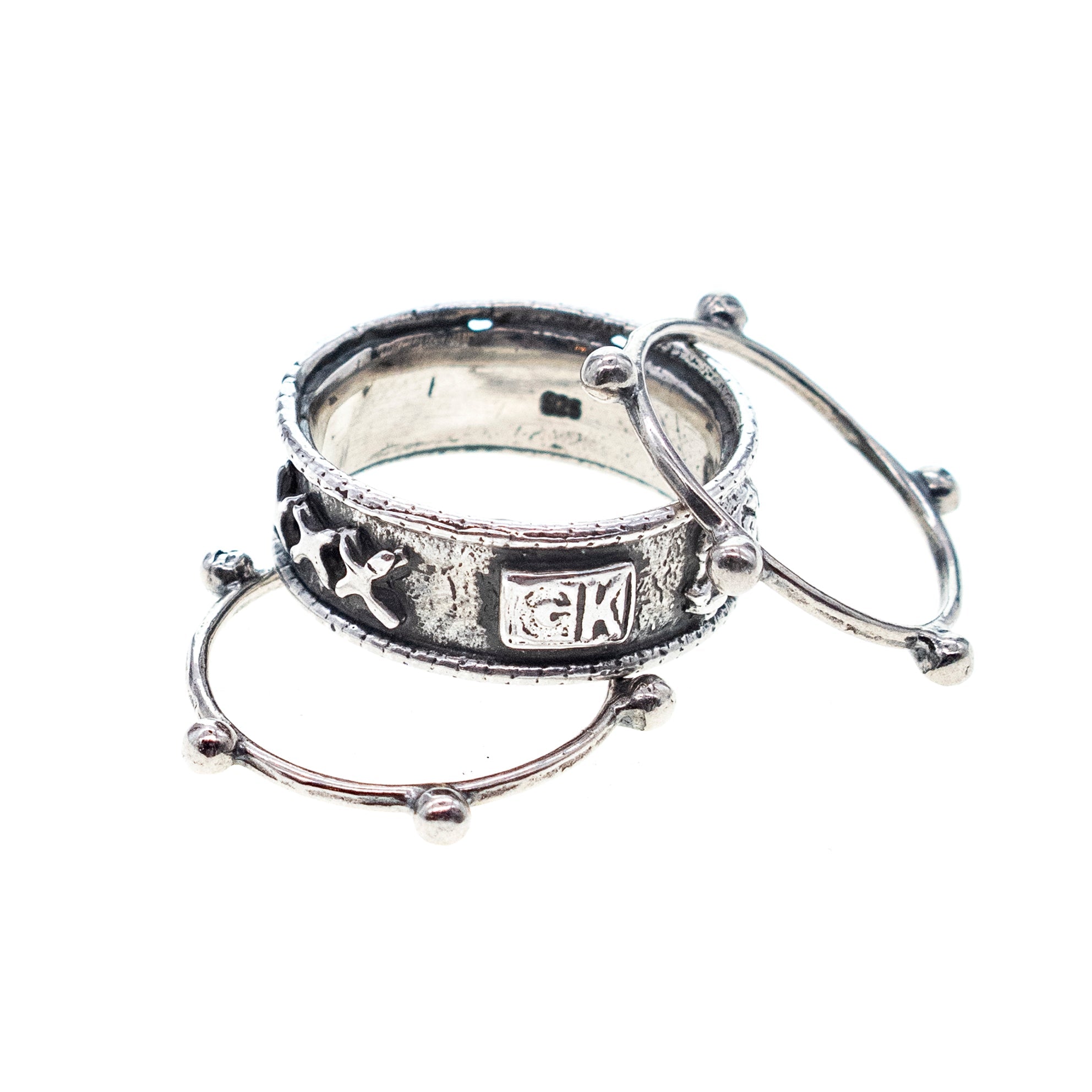 Devotion Stacking Ring Set – Sterling Silver – Gem Kingdom