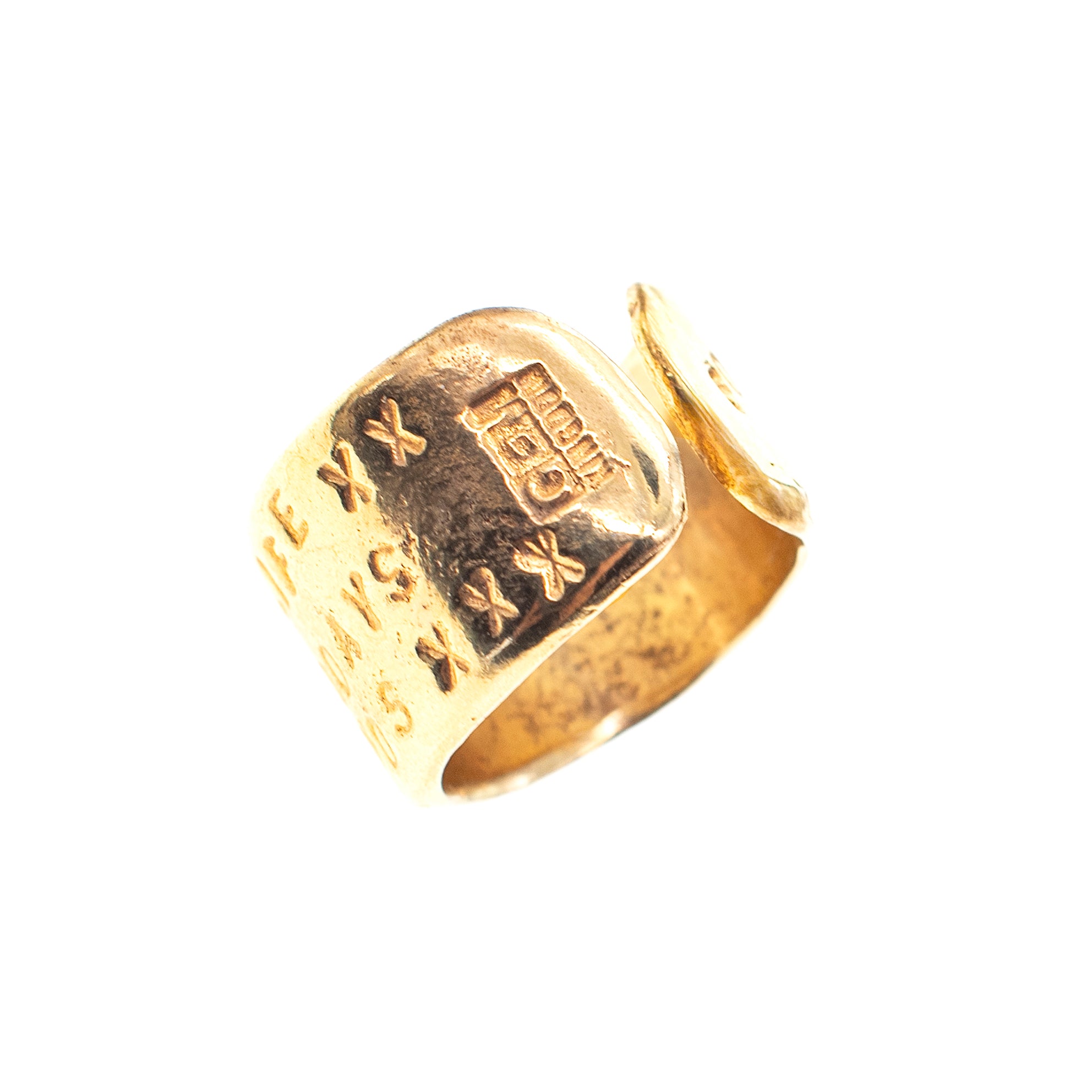 Gold Plated Good Luck Ring