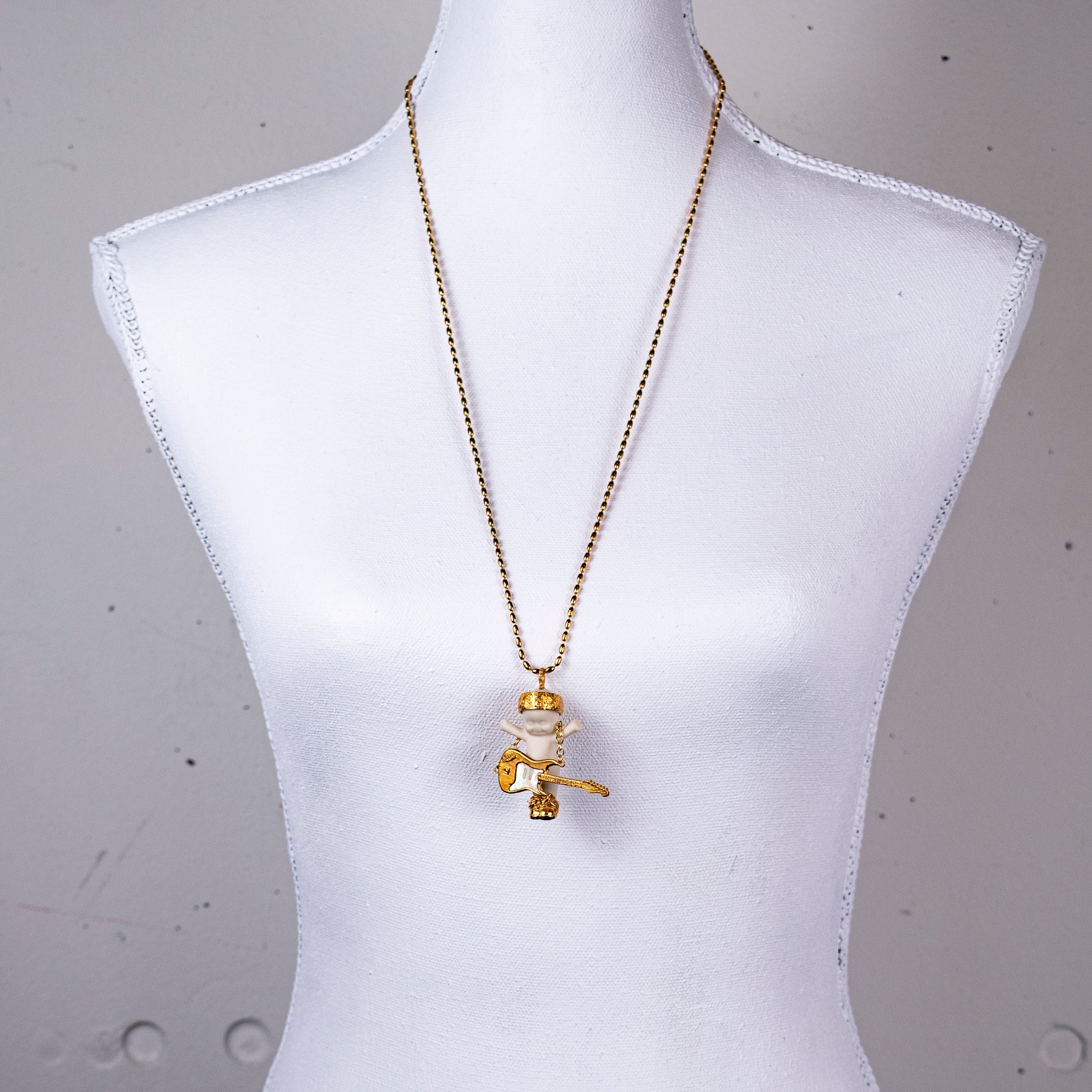 "Rock-A-Bye Baby" Ketting Wit En Goud