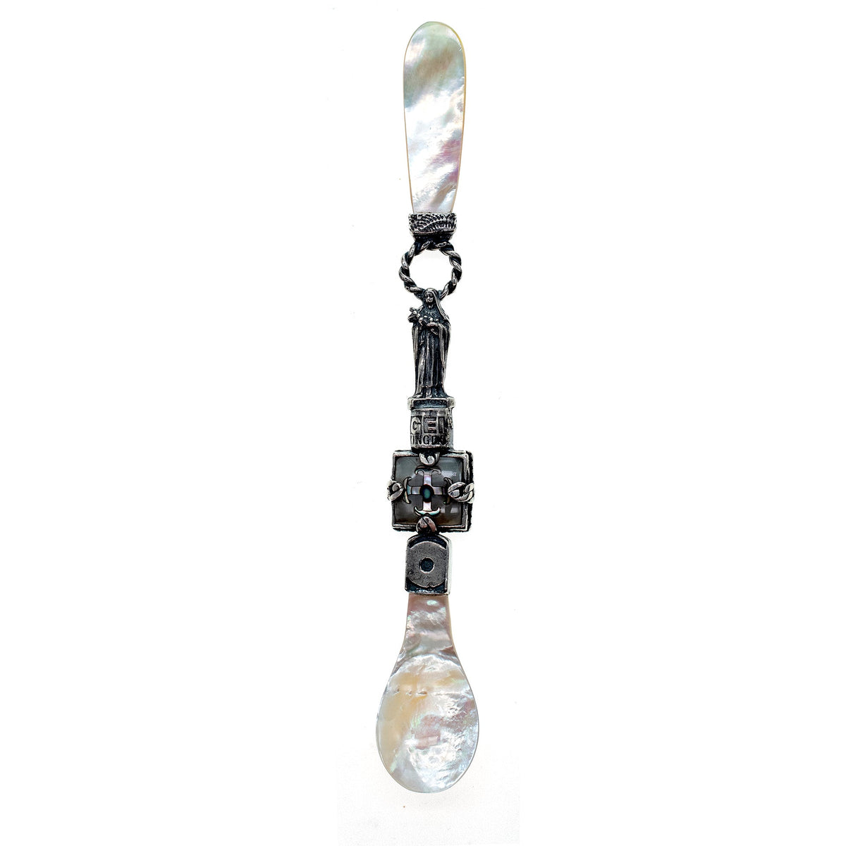 Kaviaarlepel Sterling Zilver Hoorn – Sterling Zilver – Gem Kingdom