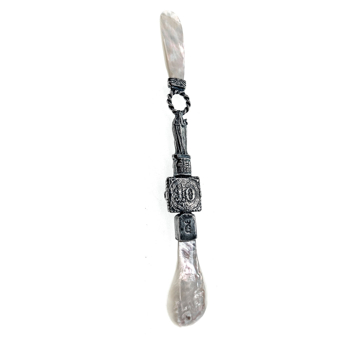 Kaviaarlepel Sterling Zilver Hoorn – Sterling Zilver – Gem Kingdom