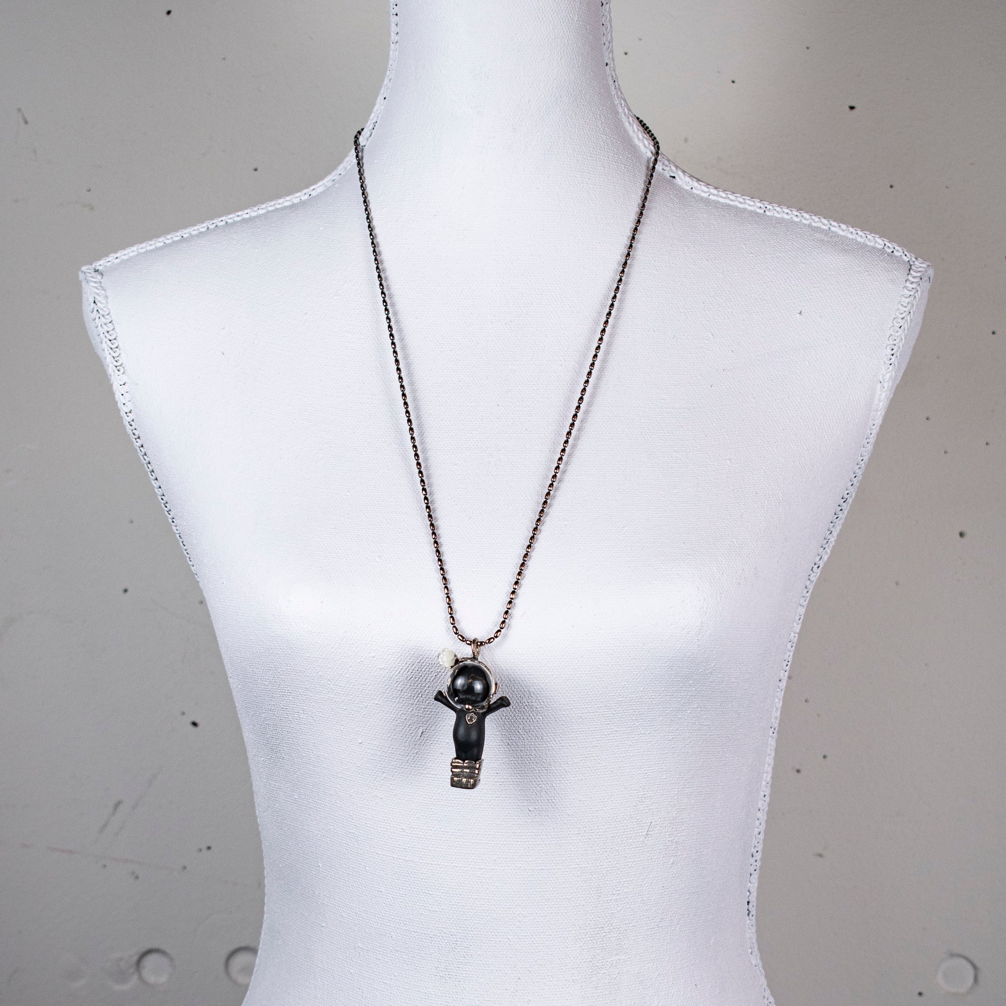 "Major Tom" Ketting Zwart En Zilver