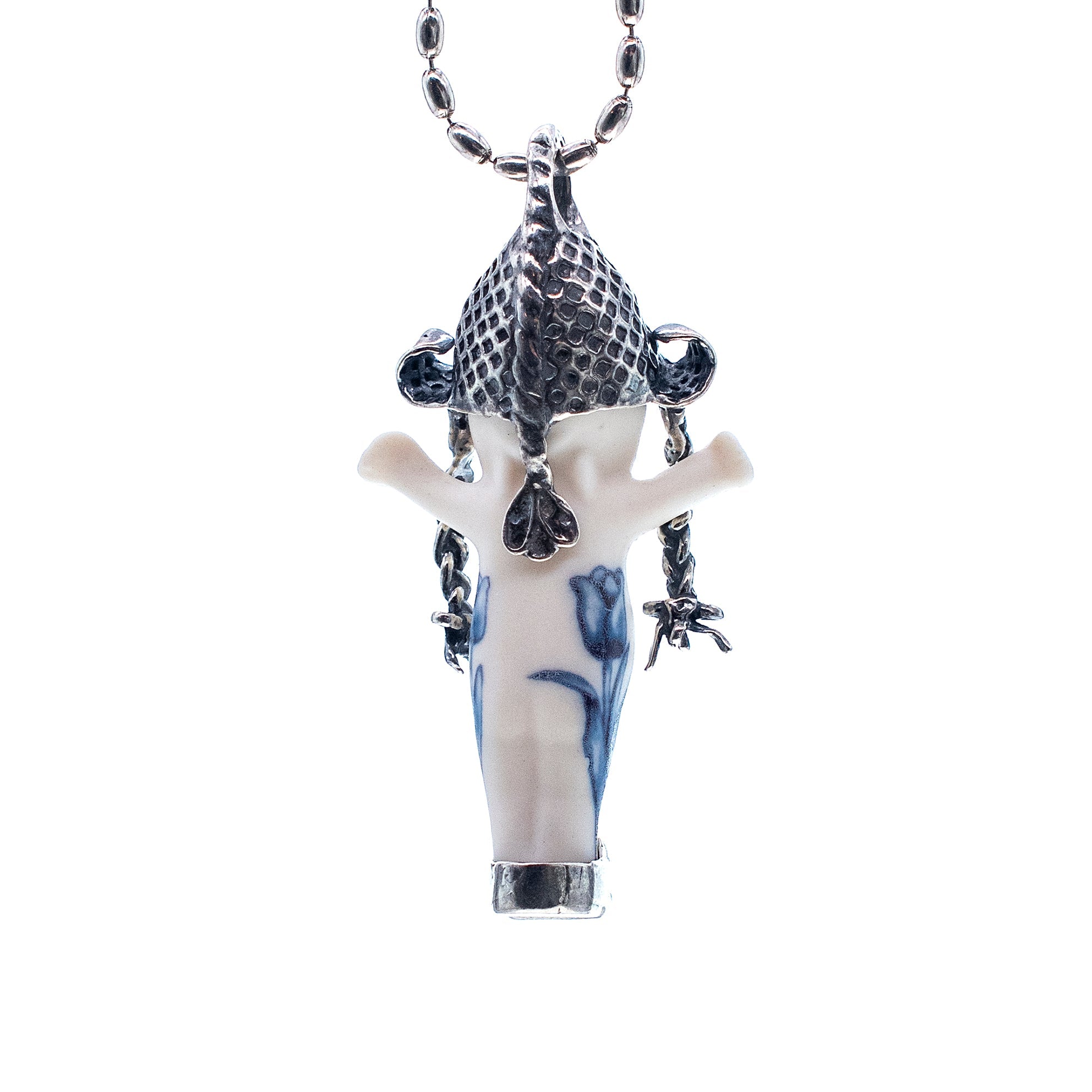 Tulip Silver Necklace – Sterling Silver – Gem Kingdom