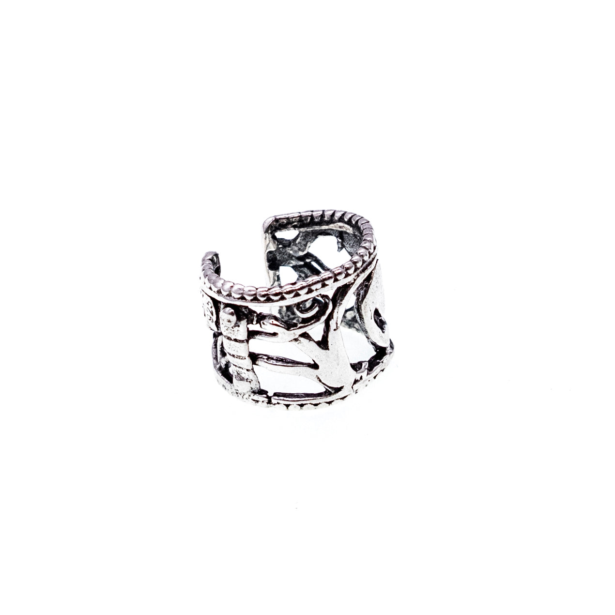 Botanical Vine Sterling Silver Ear Cuff – Sterling Silver – Gem Kingdom