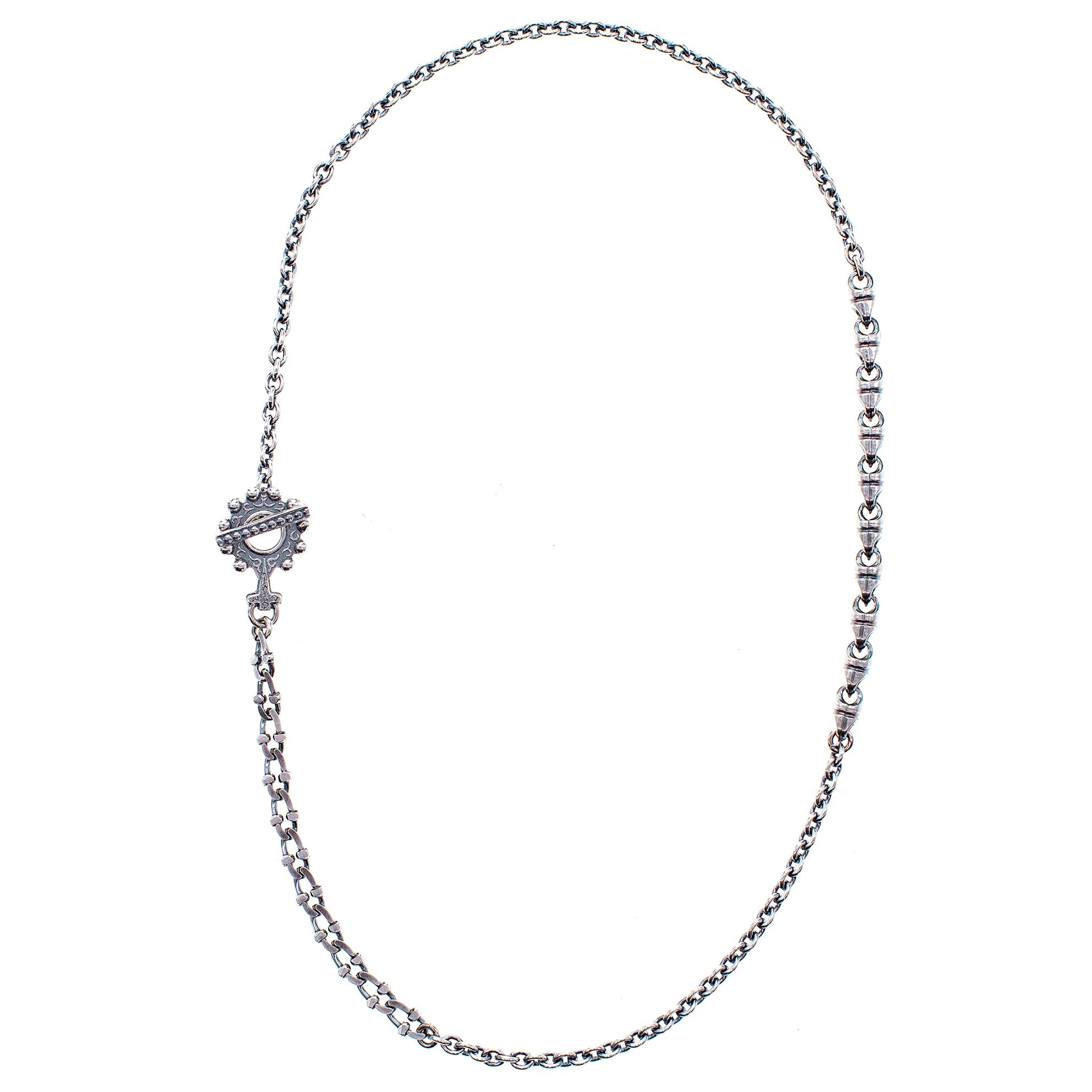 Rosary Sterling Silver Necklace – Sterling Silver – Gem Kingdom